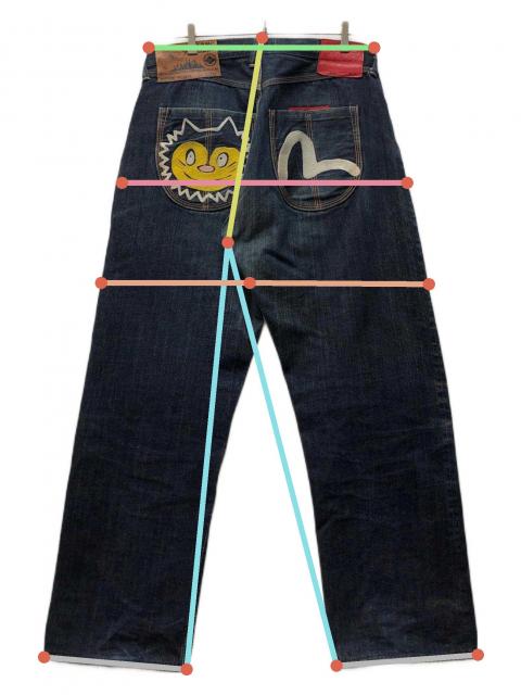 EVISU エヴィス　YAMANE ヤマネ 白カモメ 中古・古着通販】EVISU (エヴィス) YAMANE (ヤマネ) Lot0014 カモメ