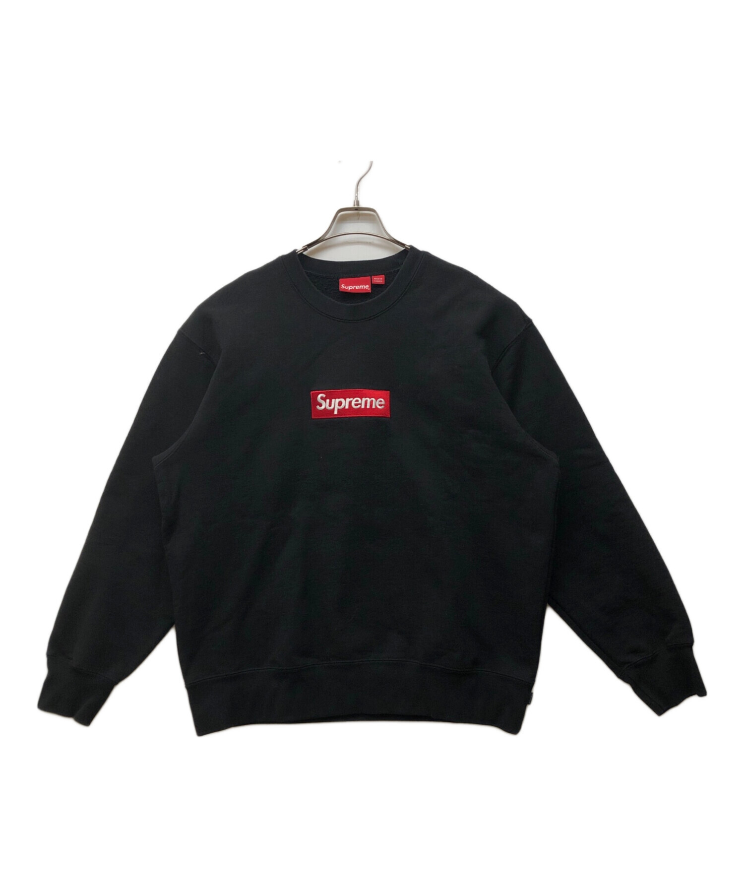 中古・古着通販】Supreme (シュプリーム) Box Logo Crewneck ブラック 