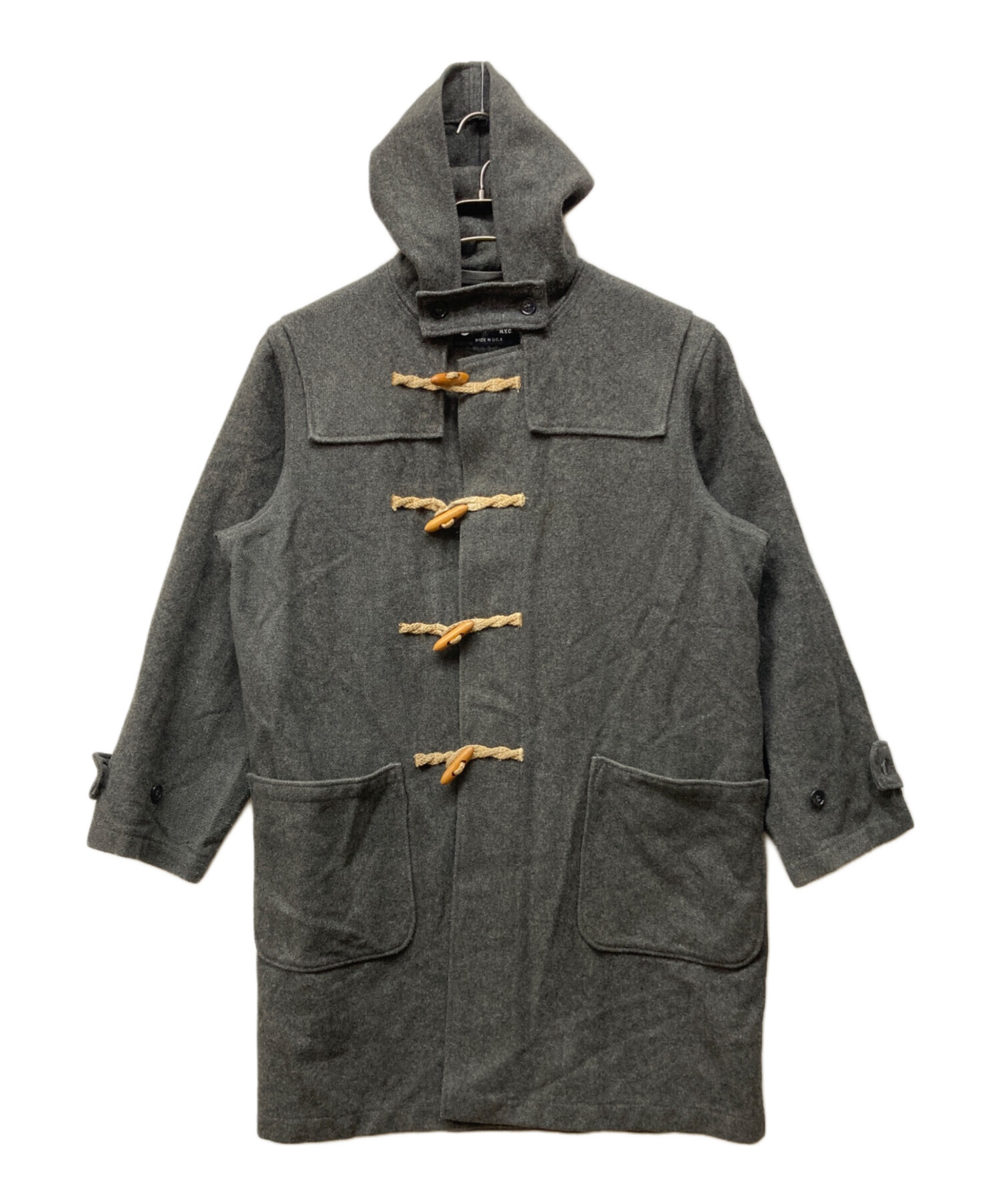 中古・古着通販】Schott (ショット) ロングダッフルコート グレー