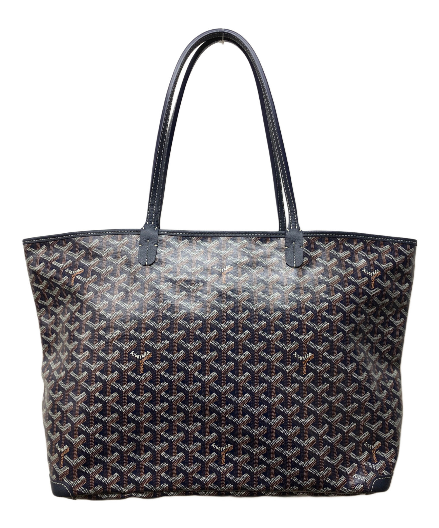 中古・古着通販】GOYARD (ゴヤール) トートバッグ ネイビー｜ブランド