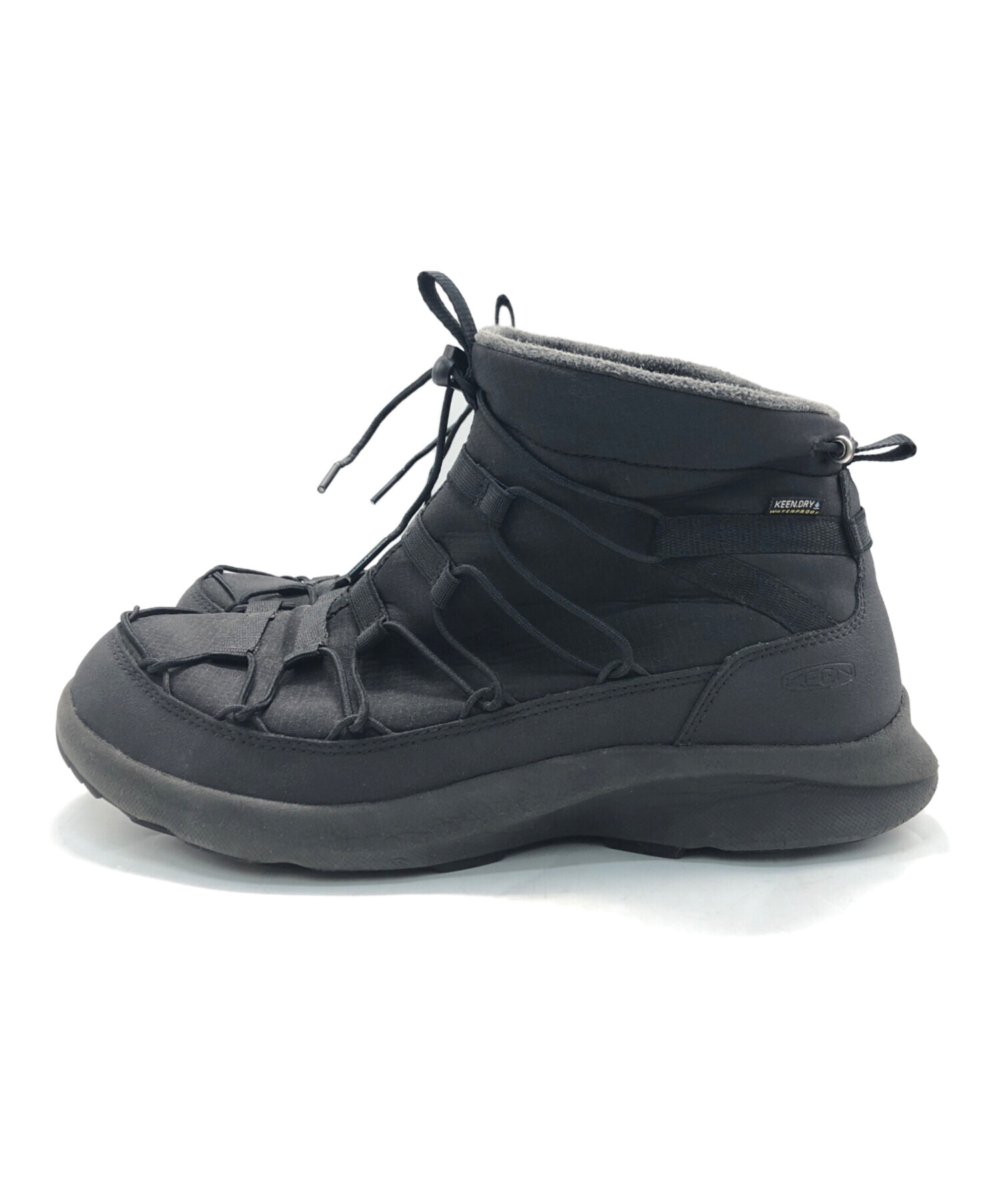 中古・古着通販】KEEN (キーン) UNEEK SNK CHUKKA WP TRIPLE ブラック 