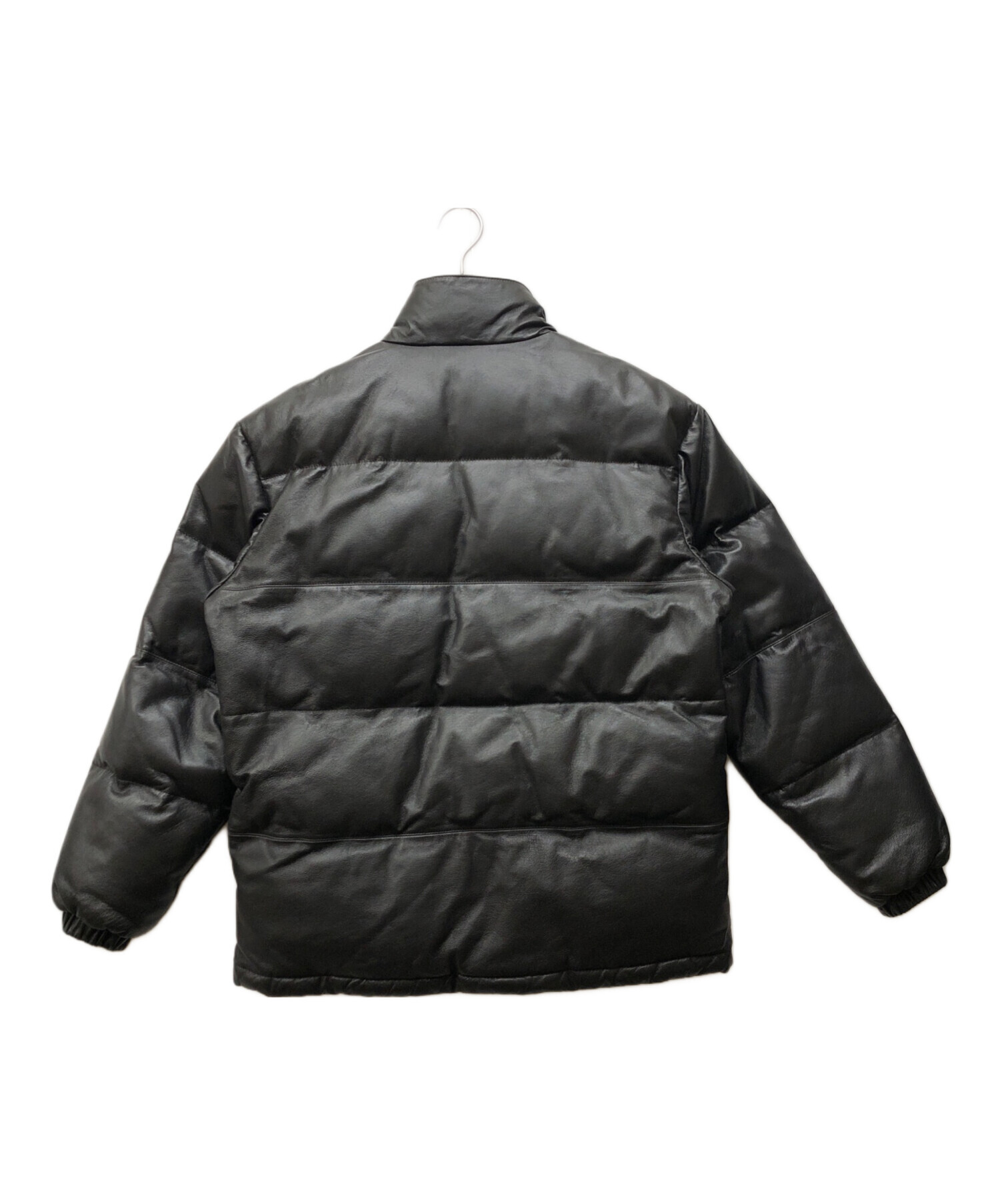 ＭＣＭ レザージャケット 中綿 ダウン ブラウン L 中古・古着通販】MCM (エムシーエム) レザーダウンジャケット ブラウン