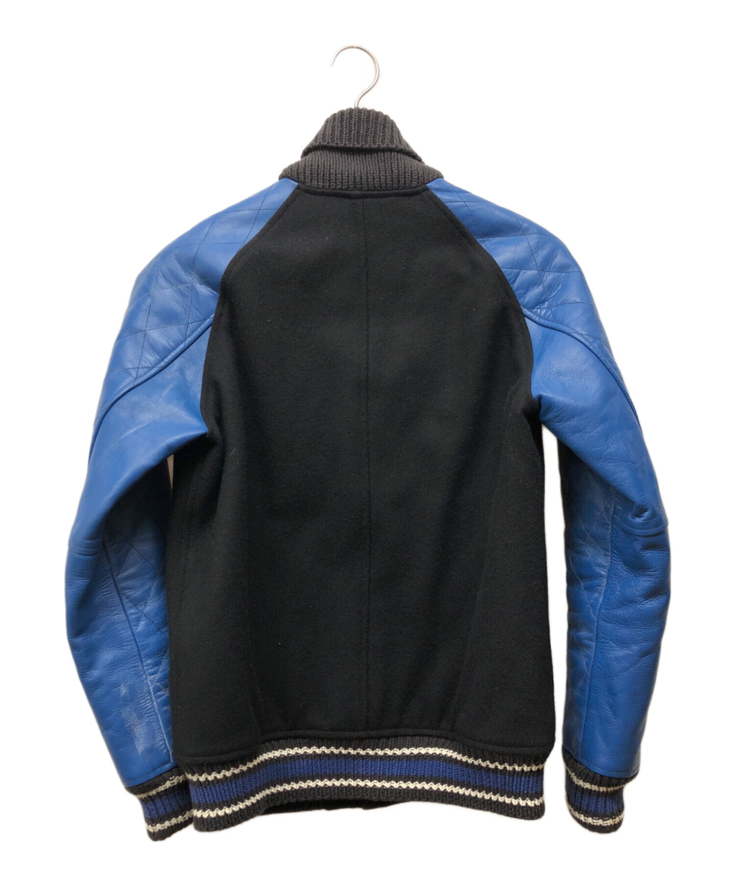 ベドウィン&ハートブレーカーズ スタジャン ウール レザー 黒 赤 古着