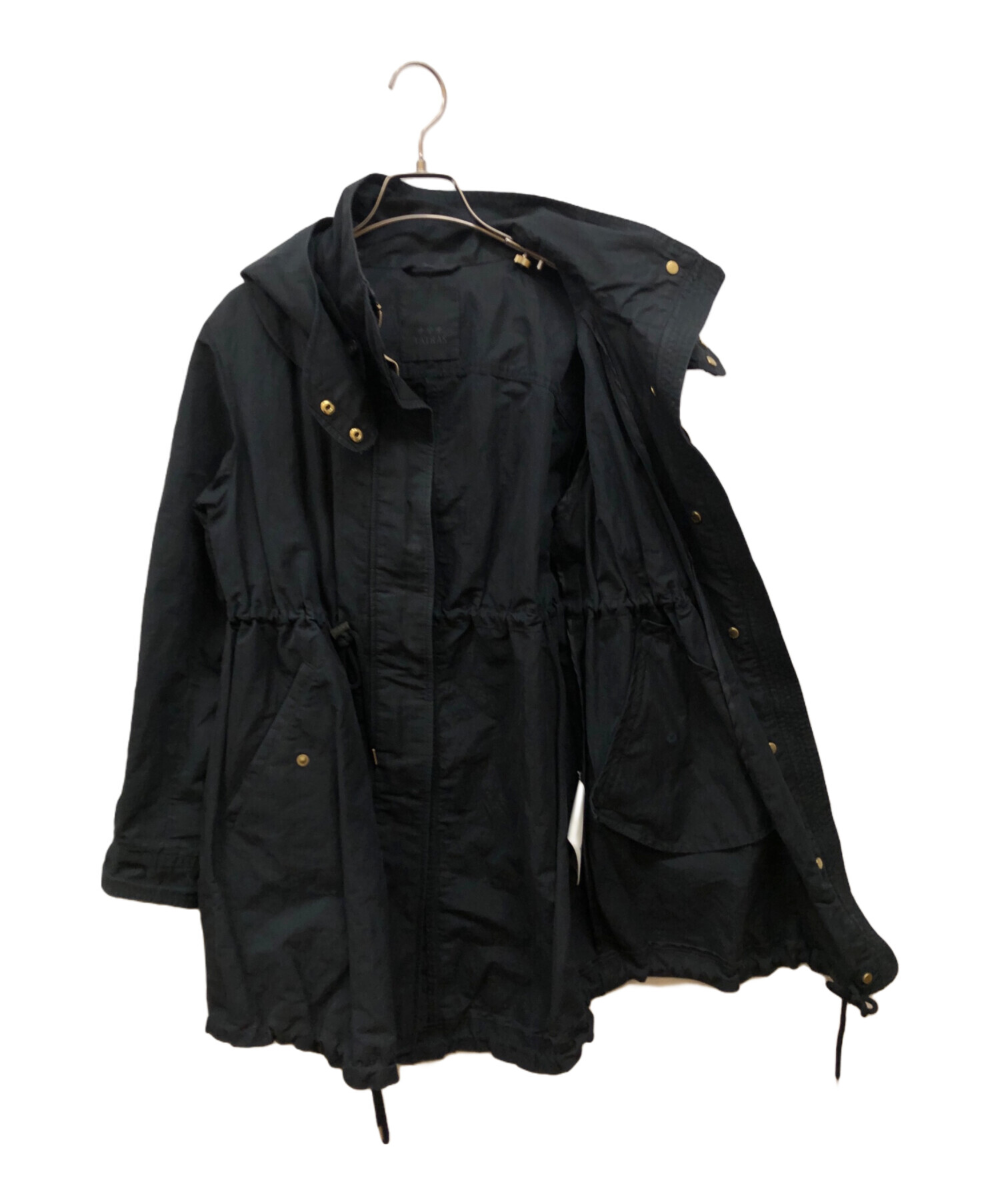 中古・古着通販】TATRAS (タトラス) モッズコート ブラック サイズ