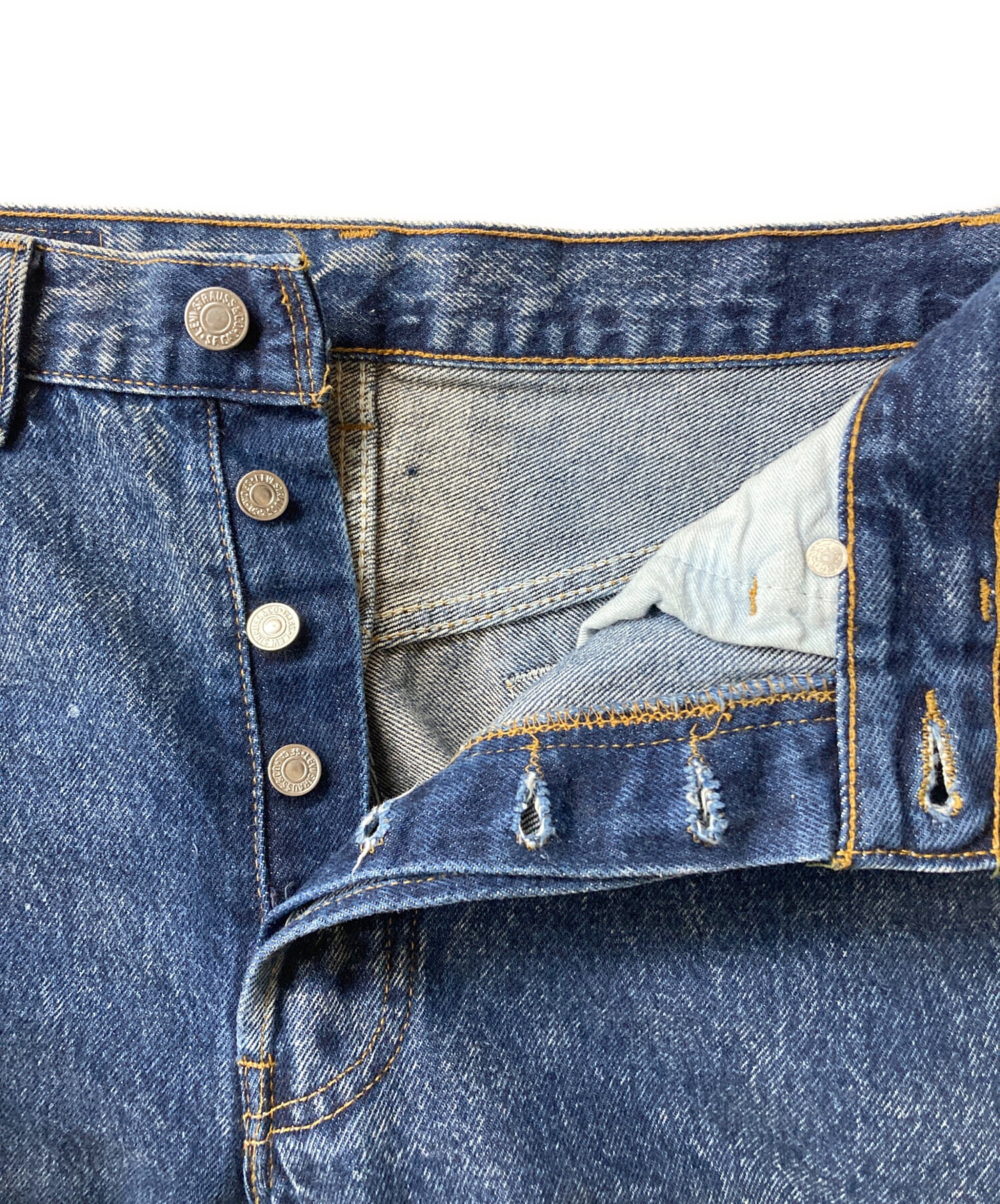 中古・古着通販】LEVI'S (リーバイス) ケミカルウォッシュ501デニム