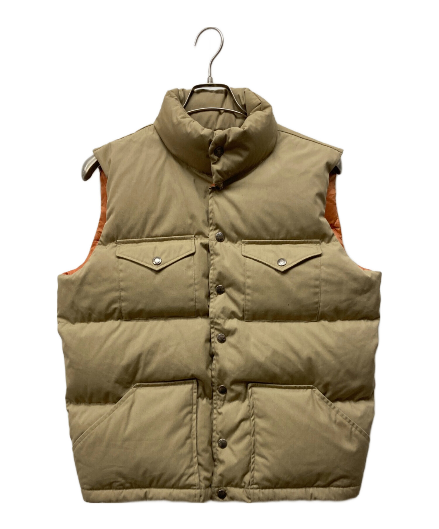 THE NORTH FACE ダウンベスト XL ベージュ 中古・古着通販】THE NORTH FACE (ザ ノース フェイス) オールドダウン