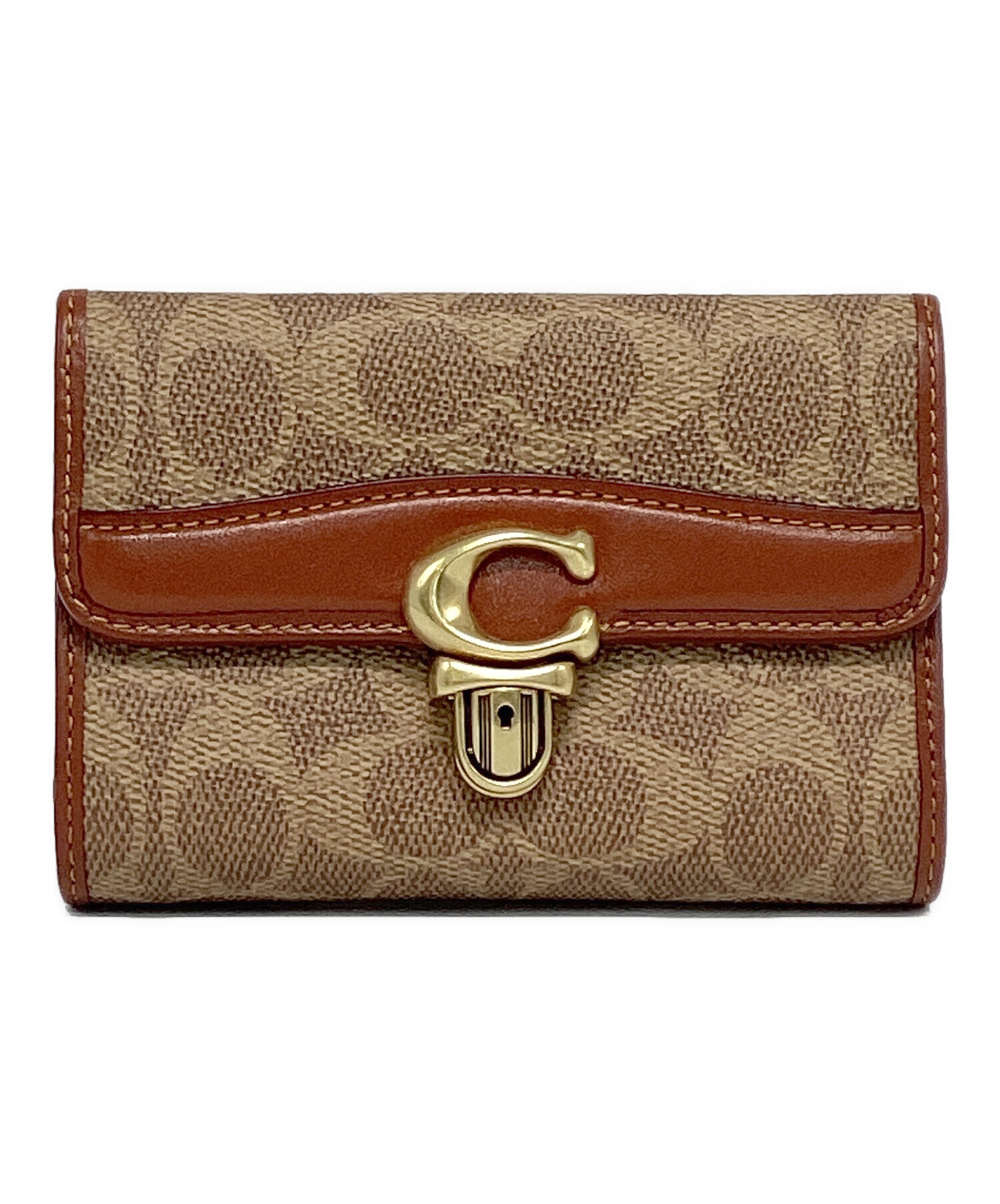 中古・古着通販】COACH (コーチ) 財布 ブラウン｜ブランド・古着通販
