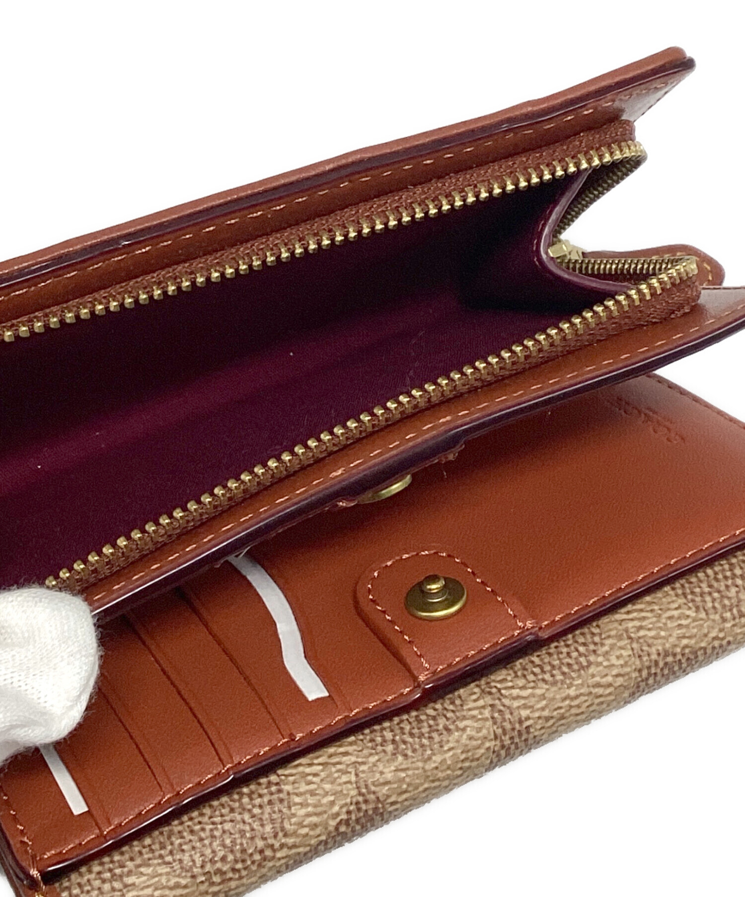 中古・古着通販】COACH (コーチ) 財布 ブラウン｜ブランド・古着通販