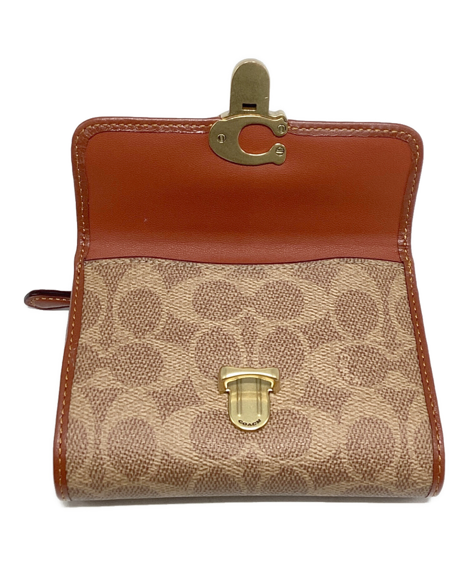 中古・古着通販】COACH (コーチ) 財布 ブラウン｜ブランド・古着通販