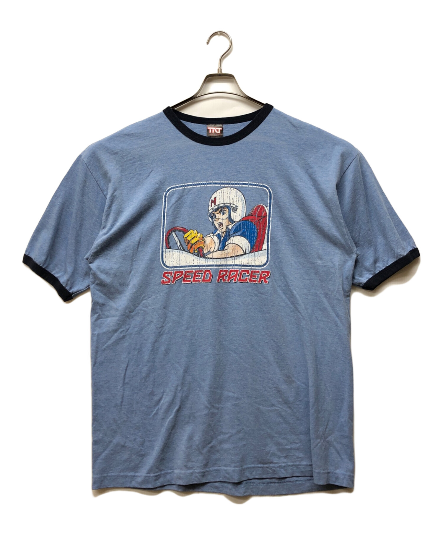 中古・古着通販】TNT (ティーエヌティー) SPEED RACER リンガーTシャツ