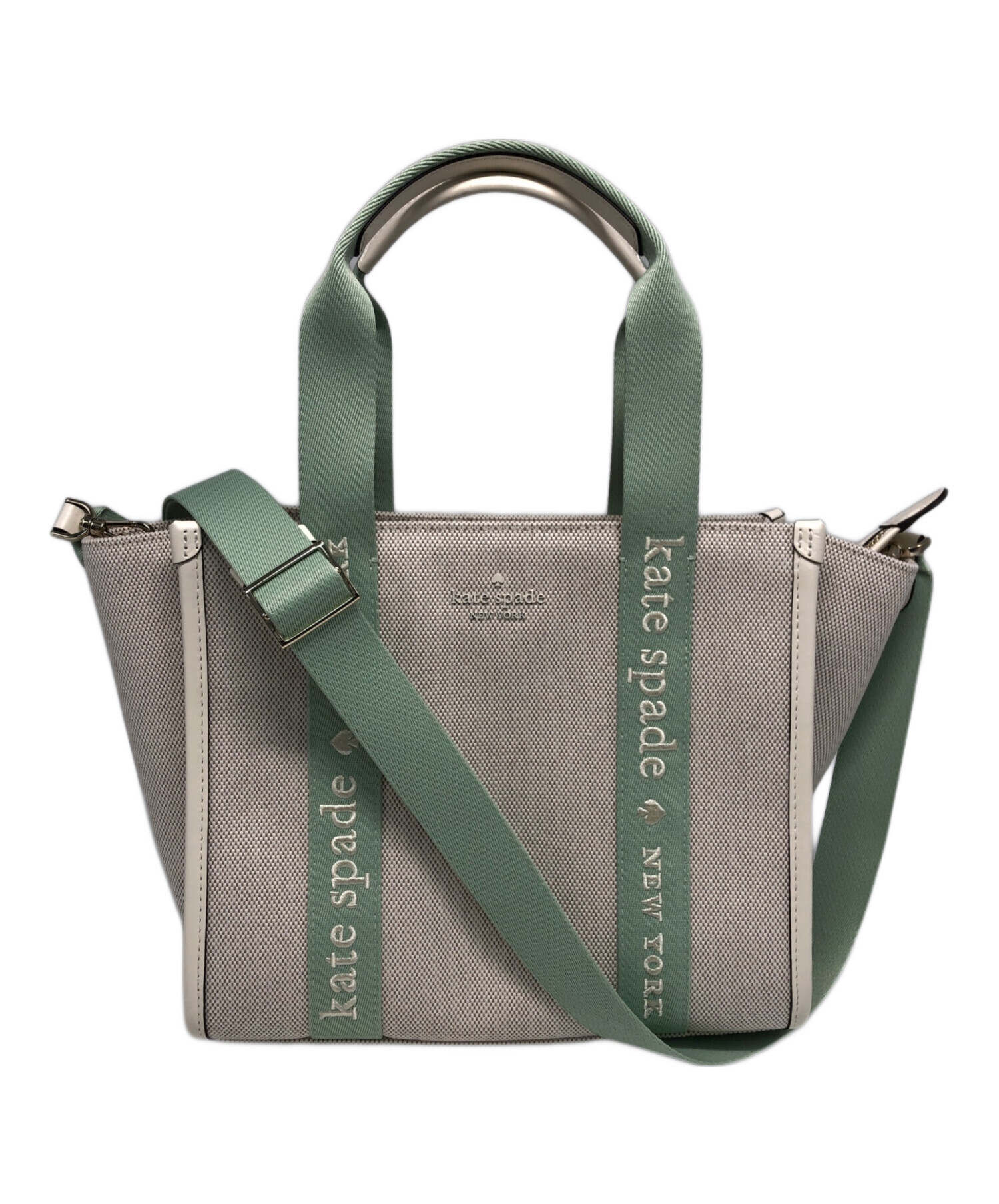 中古・古着通販】Kate Spade (ケイトスペード) キャンバス2WAYトート 