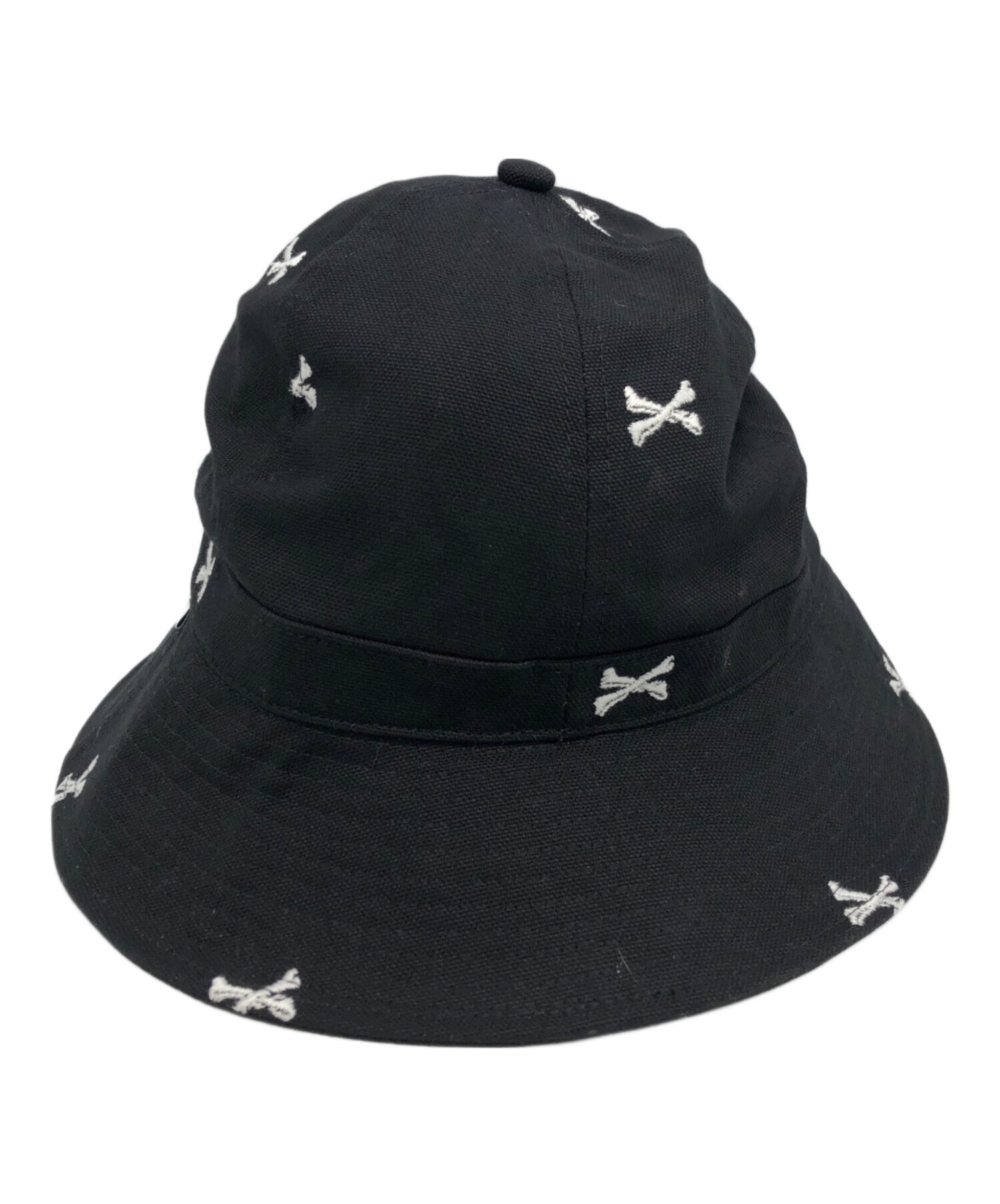 お*か様 WTAPS ダブルタップスクロスボーン　バケットハット　221HCDT 中古・古着通販】WTAPS (ダブルタップス) クロスボーン刺繍バケット