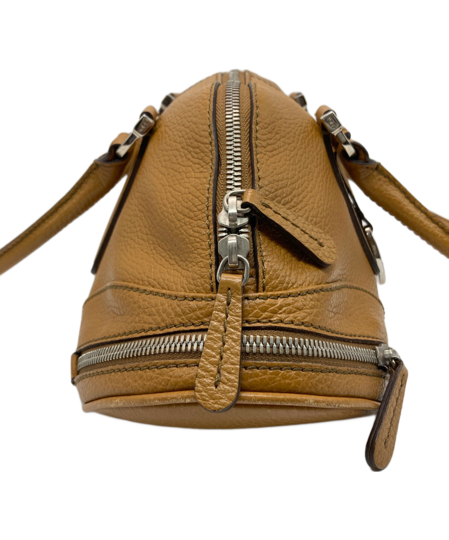 中古・古着通販】TOD'S (トッズ) ミニボストンバッグ ブラウン