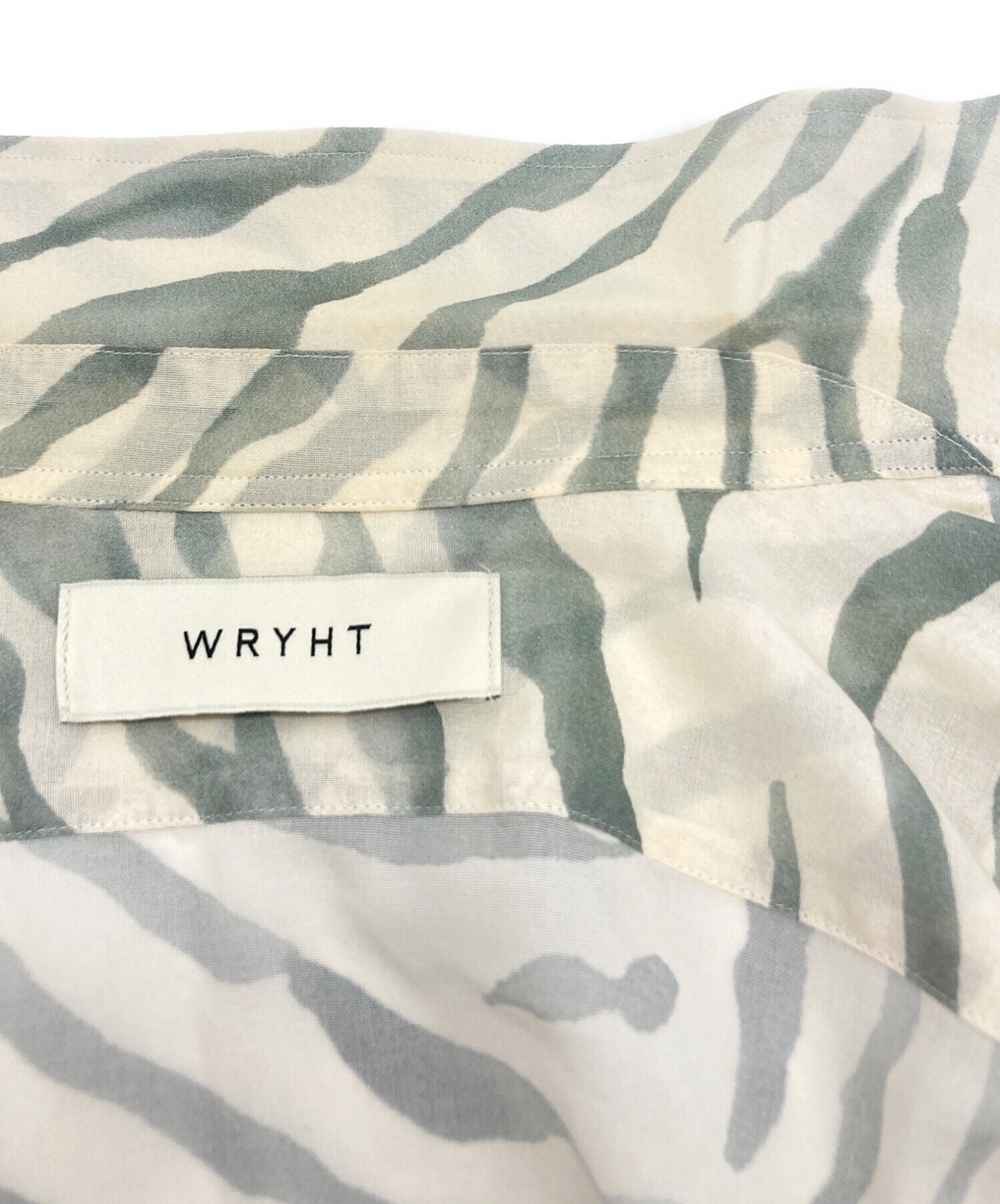 中古・古着通販】WRYHT (ライト) ONE-PIECE COLLAR BLOUSE ベージュ