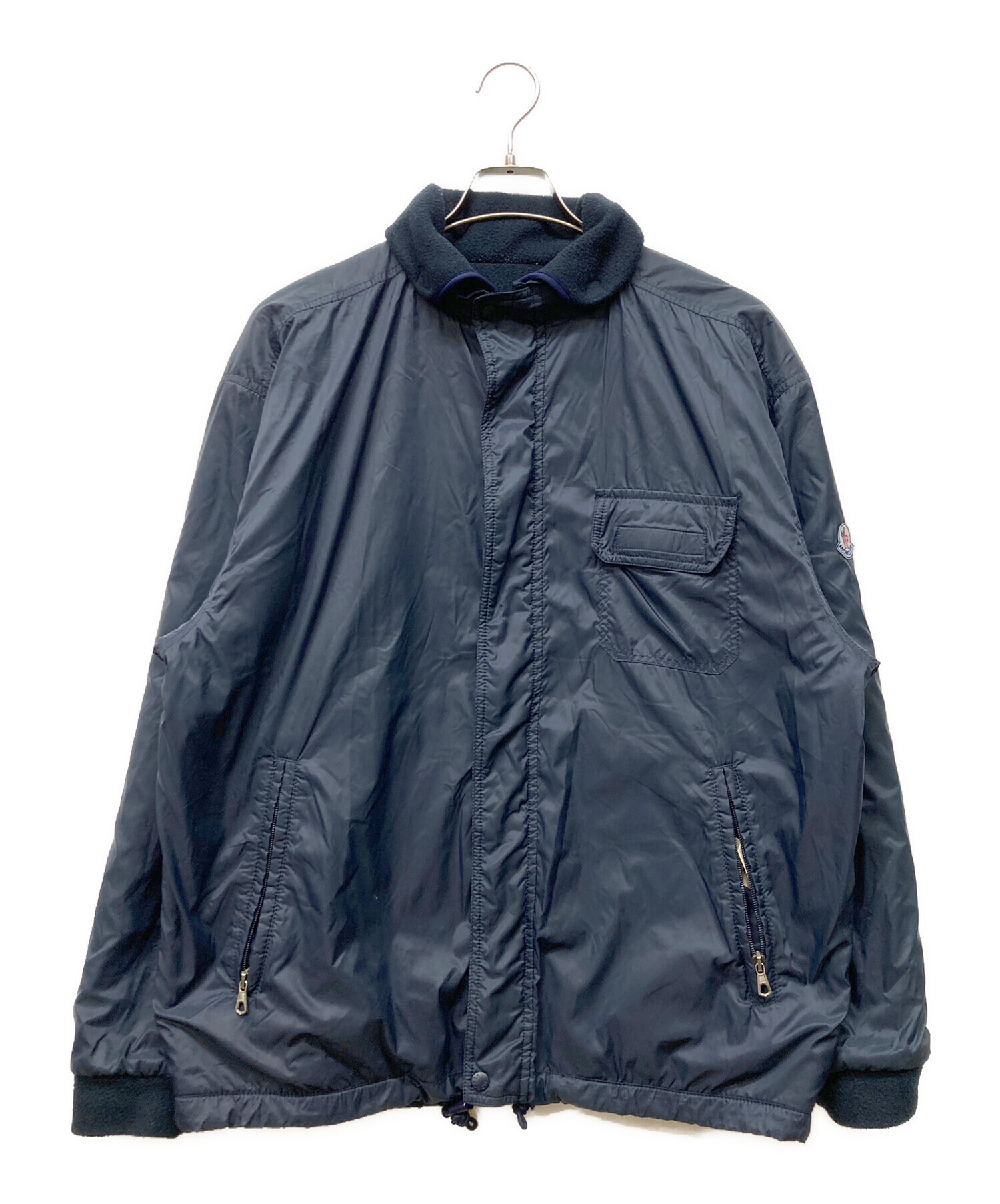 モンクレール　古着　ナイロンフード付きフリースリバーシブルジャケット 中古・古着通販】MONCLER (モンクレール) オールドリバーシブル
