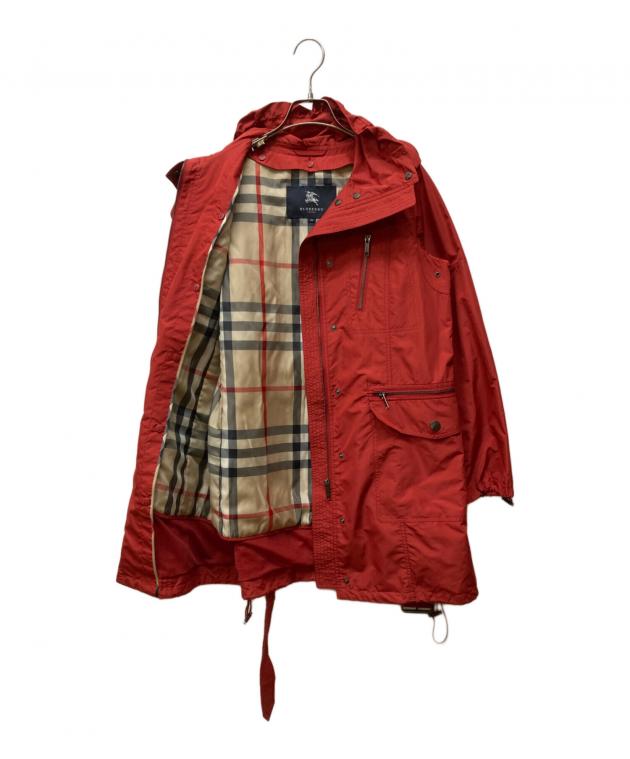 BURBERRY LONDON フードジャケット チェック赤　S 中古・古着通販】BURBERRY LONDON (バーバリーロンドン) メガチェック