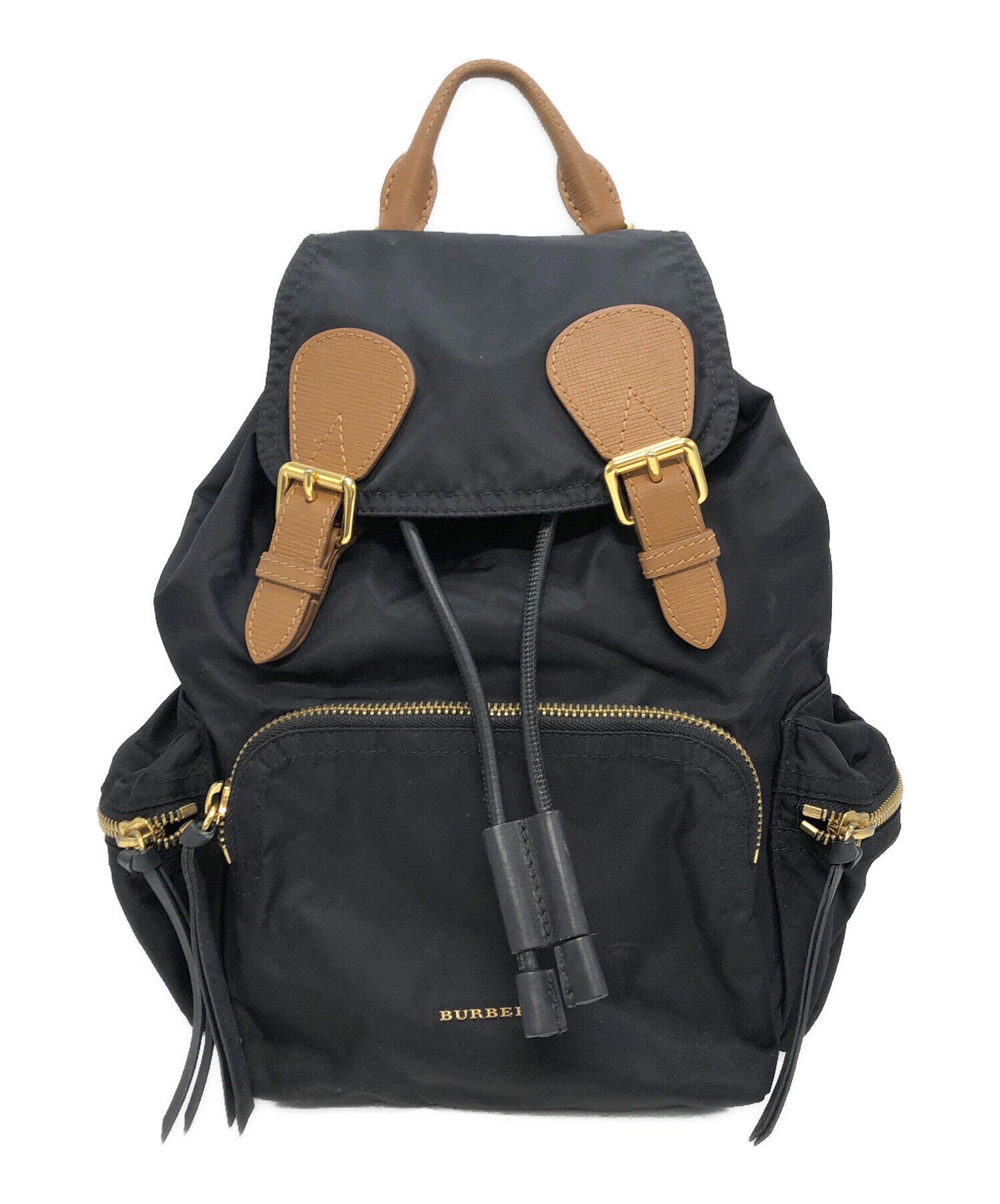 中古・古着通販】BURBERRY (バーバリー) チェーンリュック ブラック