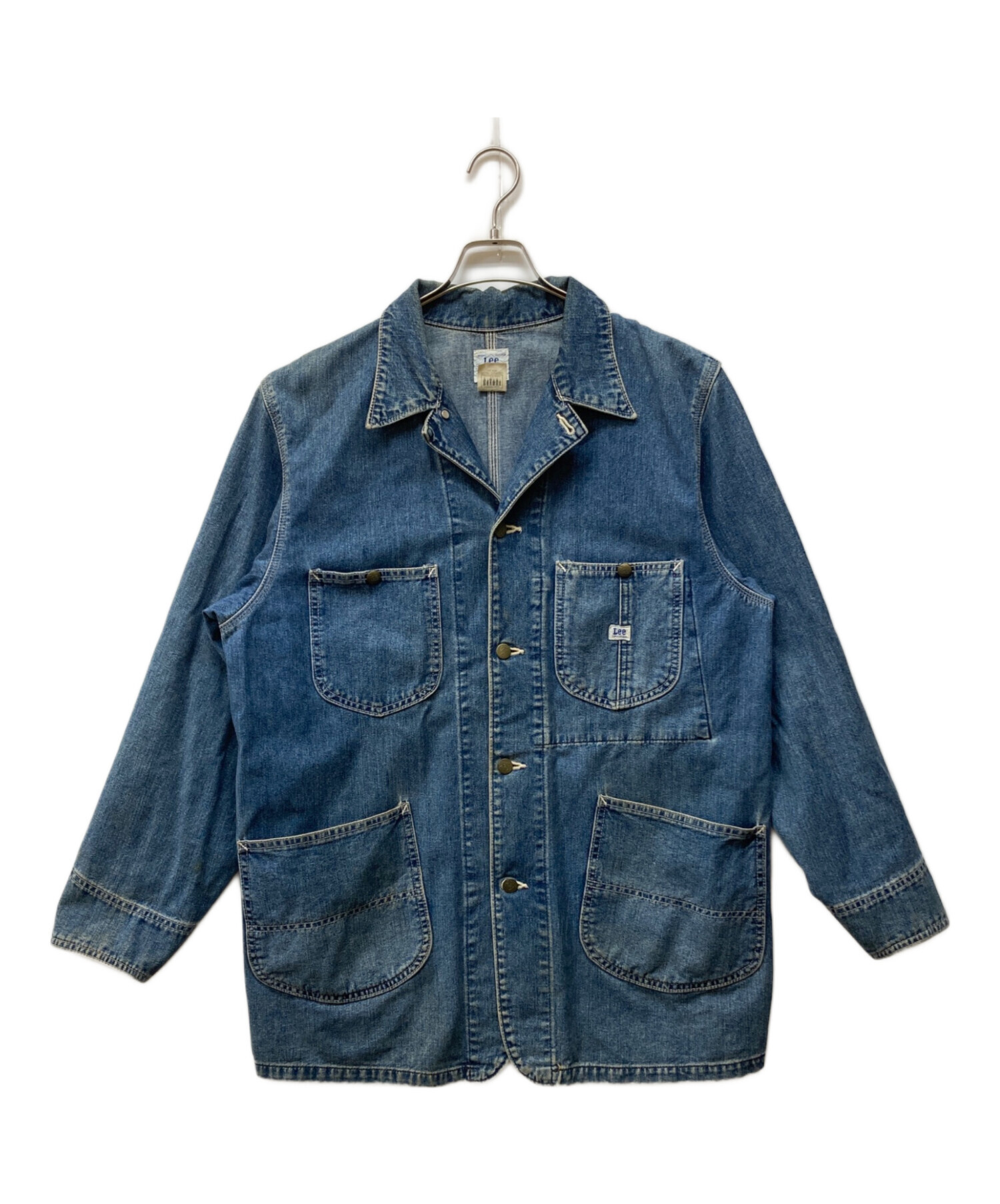 中古・古着通販】LEE (リー) 91-Jカバーオール ブルー サイズ:L