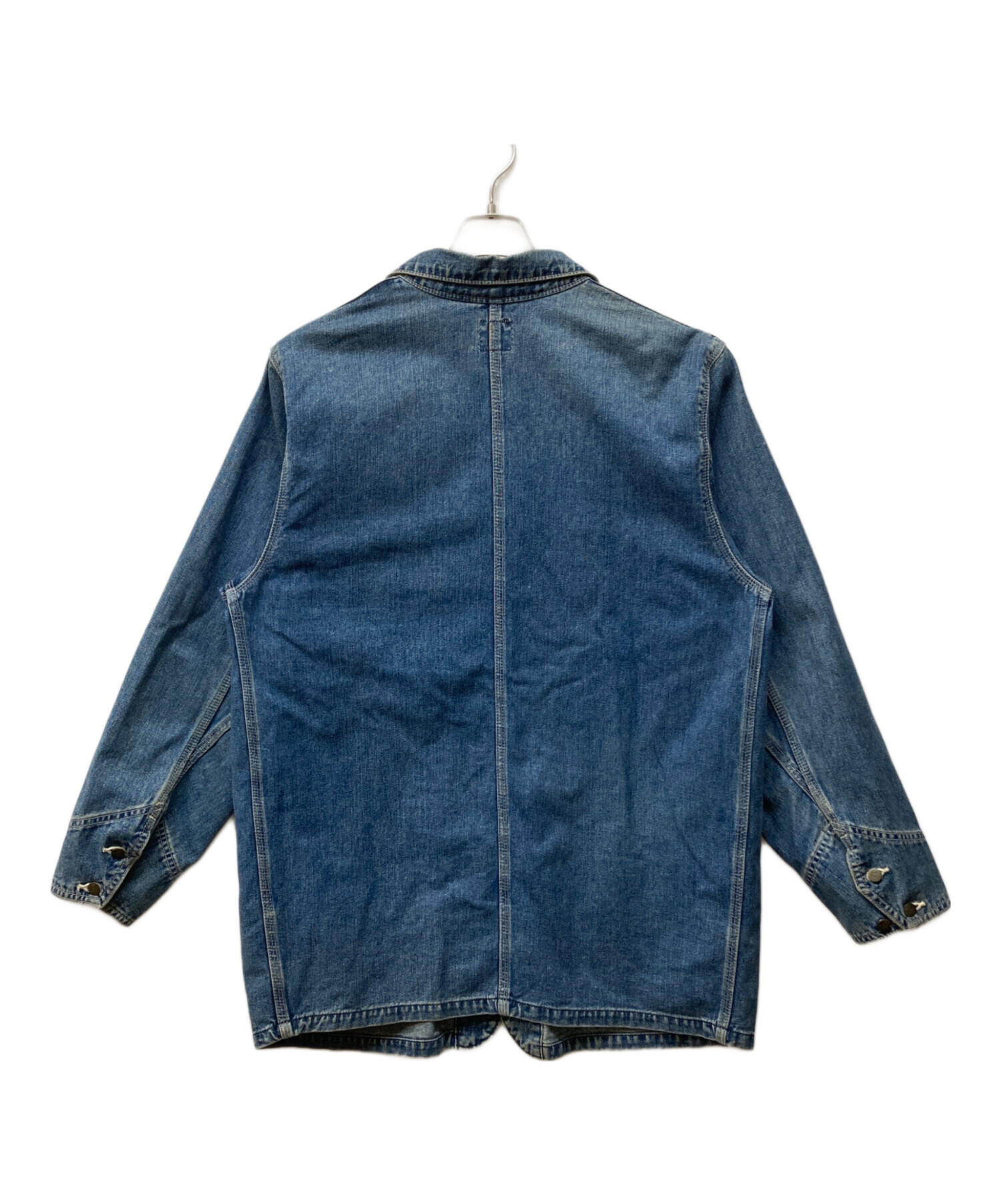 ゆうじ出品 Lee リー 91-J カバーオールＬサイズ 0412 復刻 中古・古着通販】LEE (リー) 91-Jカバーオール ブルー サイズ:L