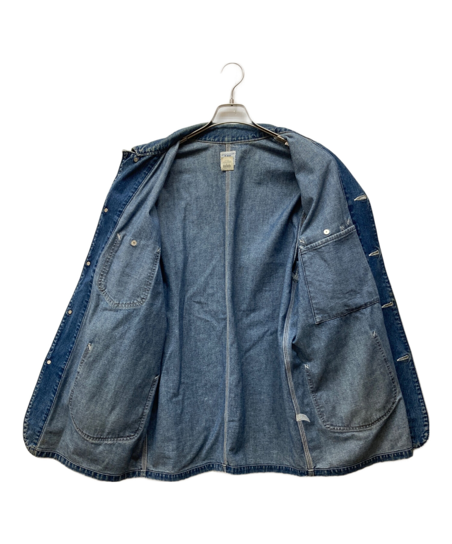 中古・古着通販】LEE (リー) 91-Jカバーオール ブルー サイズ:L