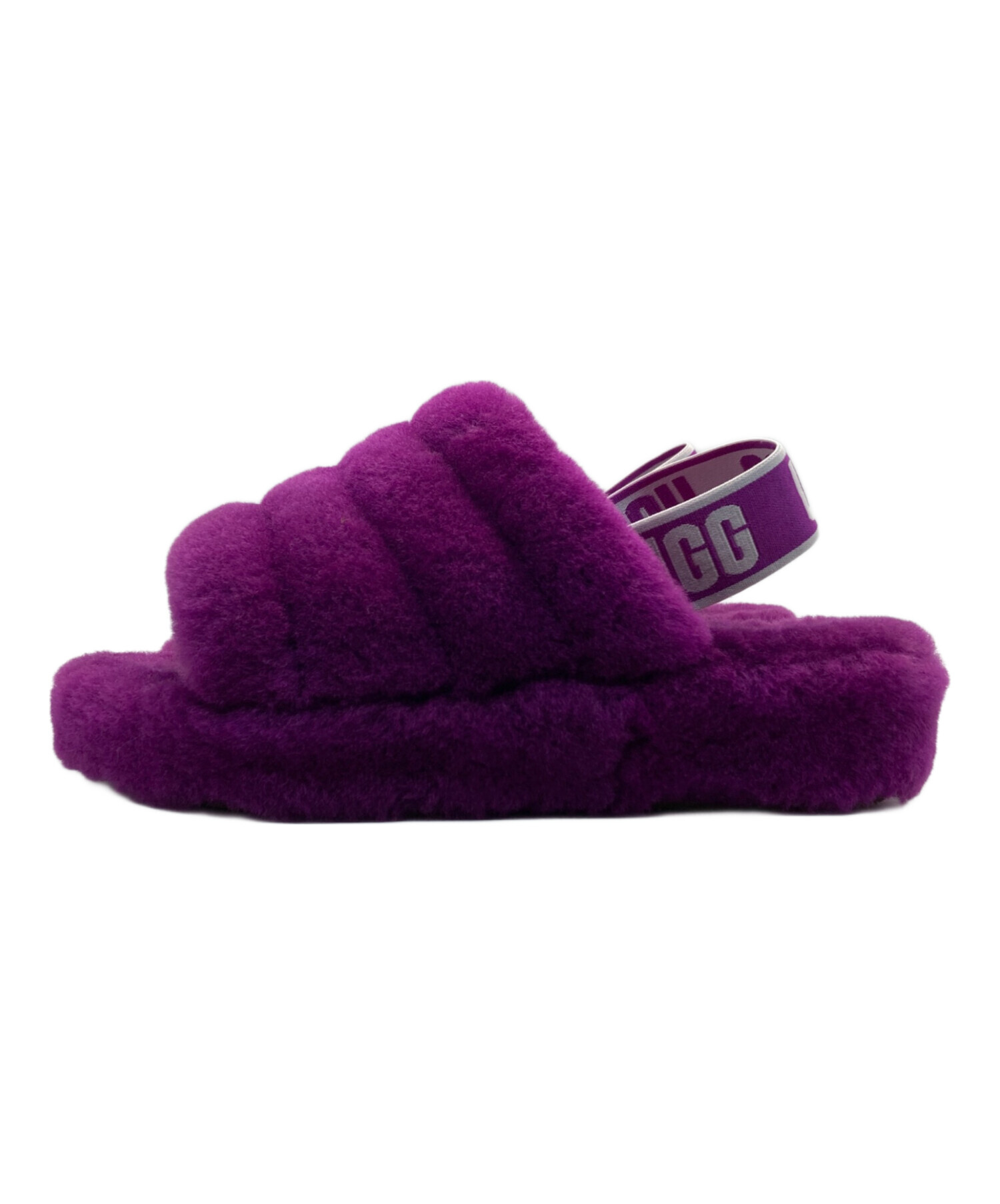中古・古着通販】UGG (アグ) FLUFF YEAH SLIDE パープル サイズ:23