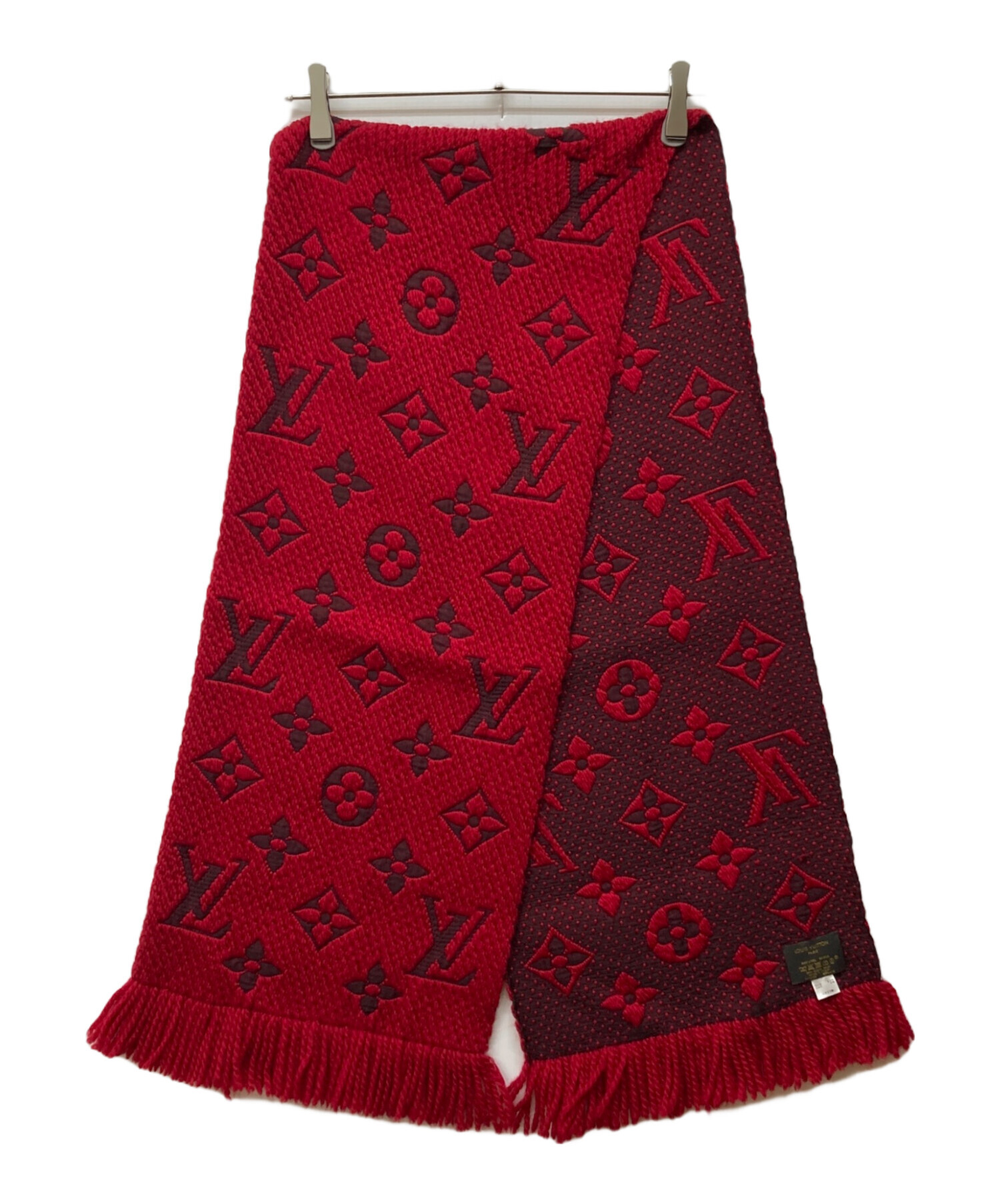 ルイヴィトン　ロゴマニア　ルビー　美品 中古・古着通販】LOUIS VUITTON (ルイ ヴィトン) エシャルプロゴマニア