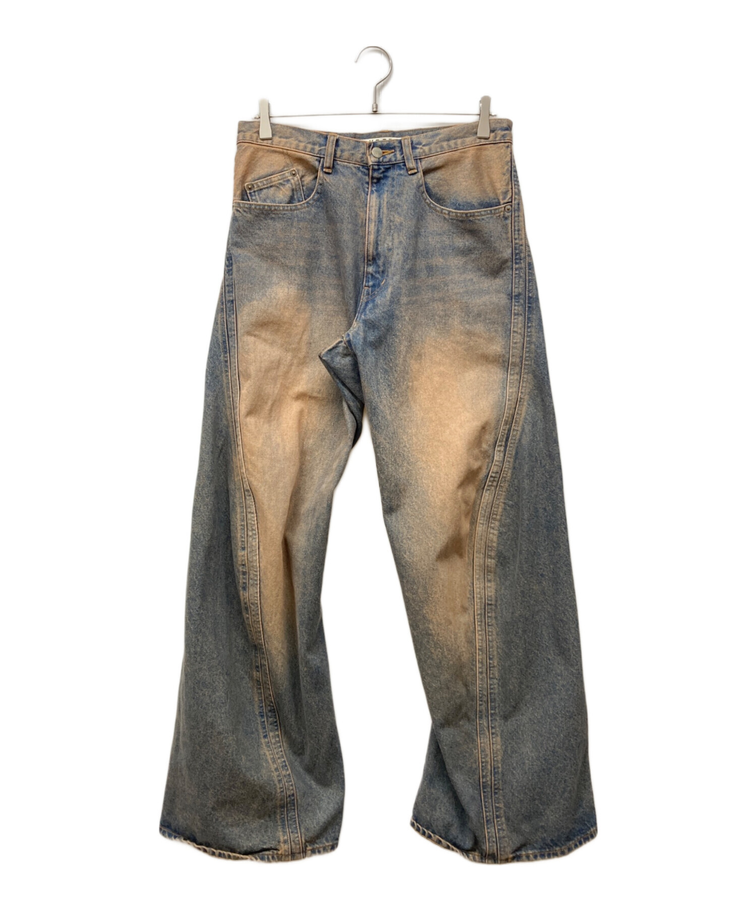 中古・古着通販】NVRFRGT (ネヴァーフォーゲット) 3D Twisted Jeans