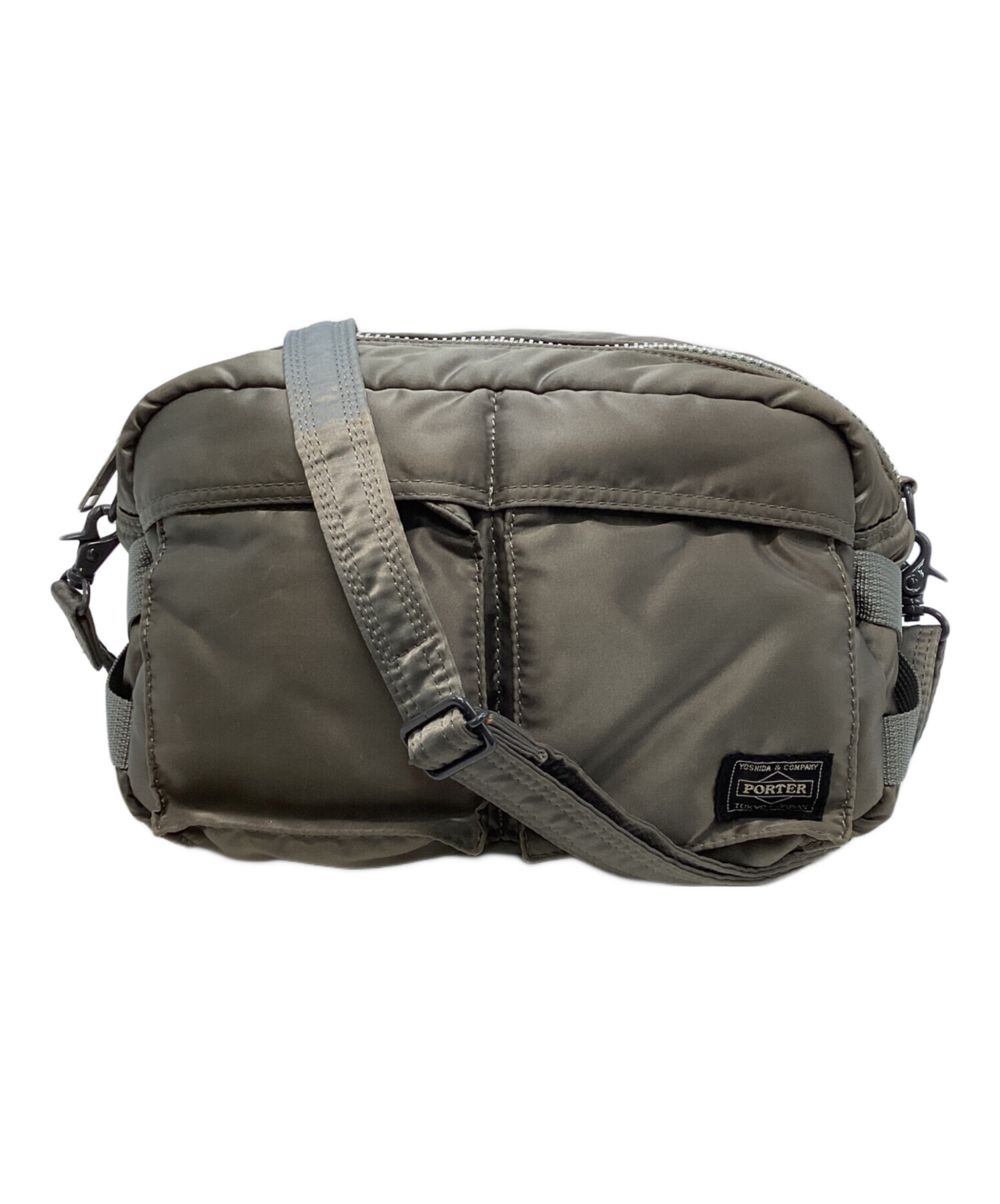 中古・古着通販】PORTER (ポーター) TANKER WAIST BAG シルバーグレー