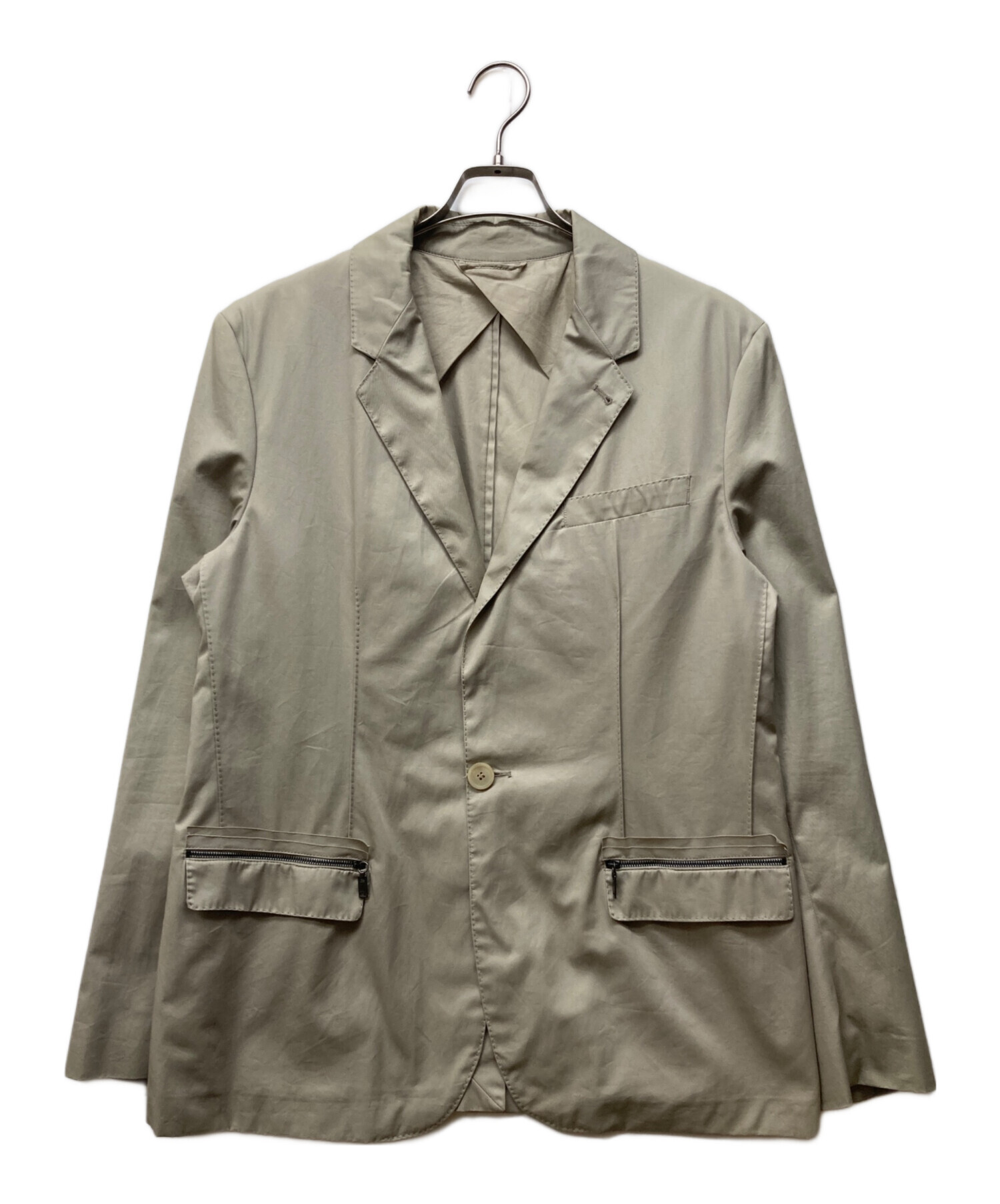中古・古着通販】LANVIN (ランバン) コットンテーラードジャケット 