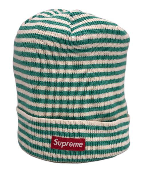 中古・古着通販】Supreme (シュプリーム) 12SS STRIPE BEANIE グリーン