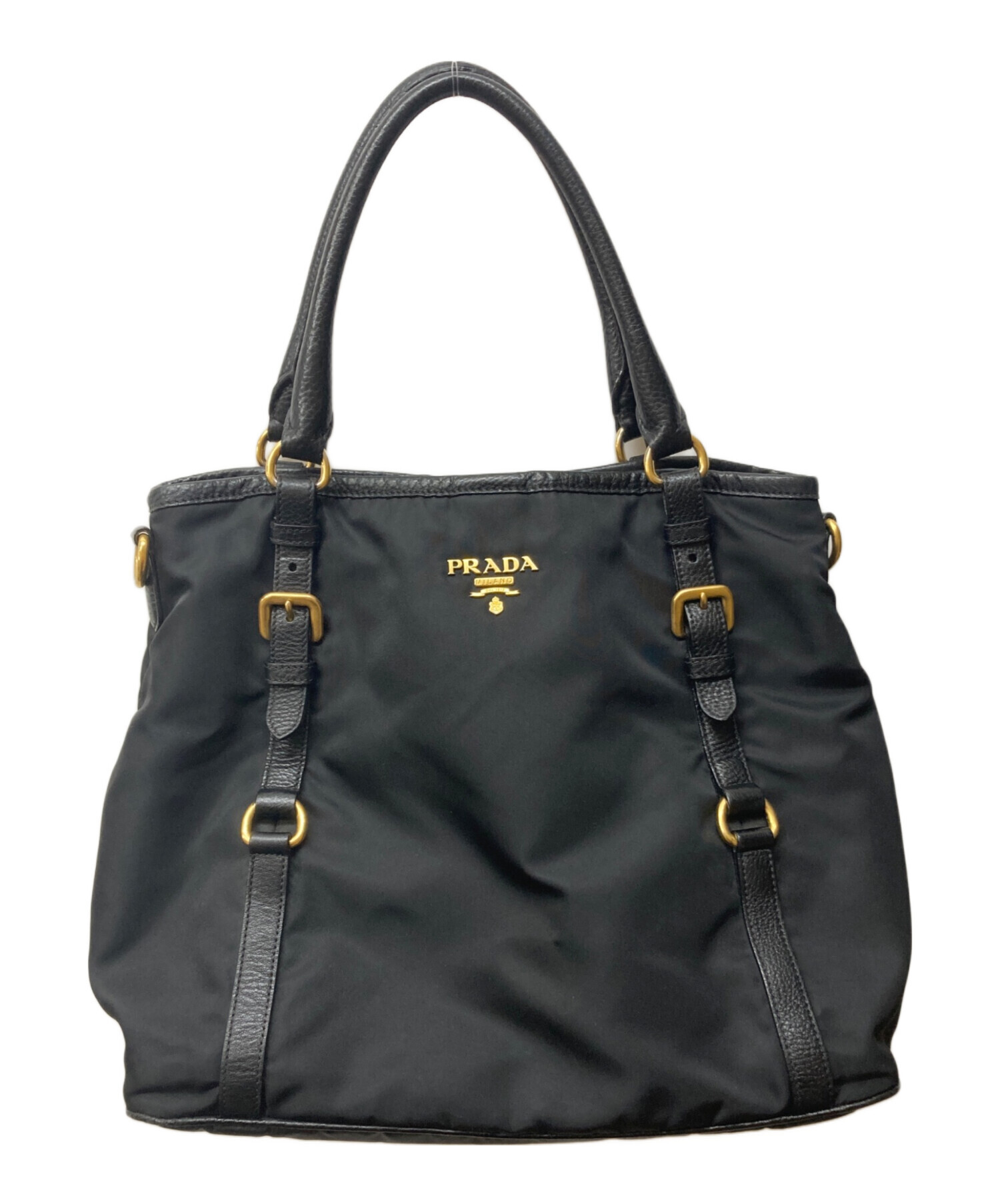 中古・古着通販】PRADA (プラダ) TESSUTO VIT DAI 2WAYバッグ ブラック 