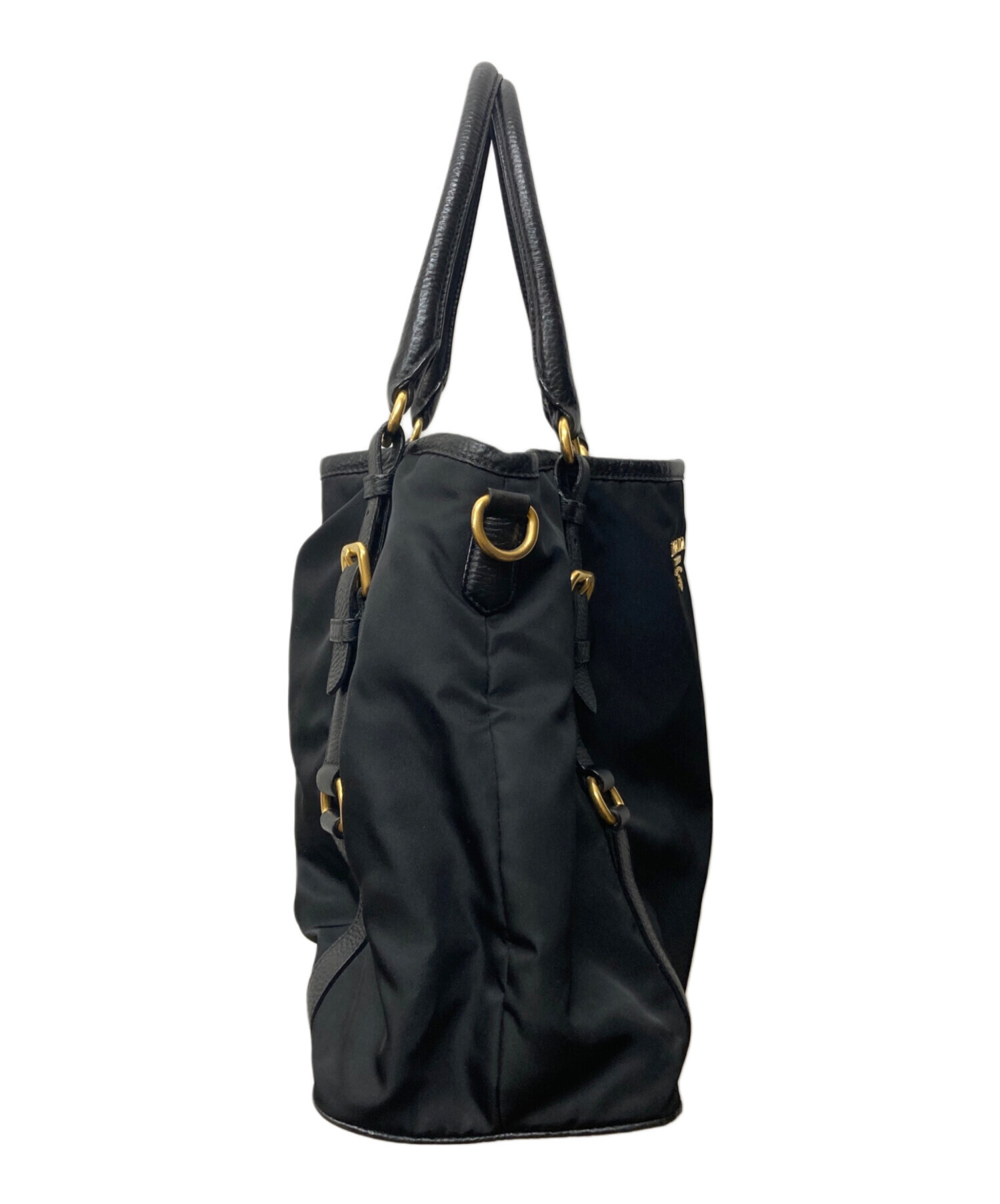 中古・古着通販】PRADA (プラダ) TESSUTO VIT DAI 2WAYバッグ ブラック 