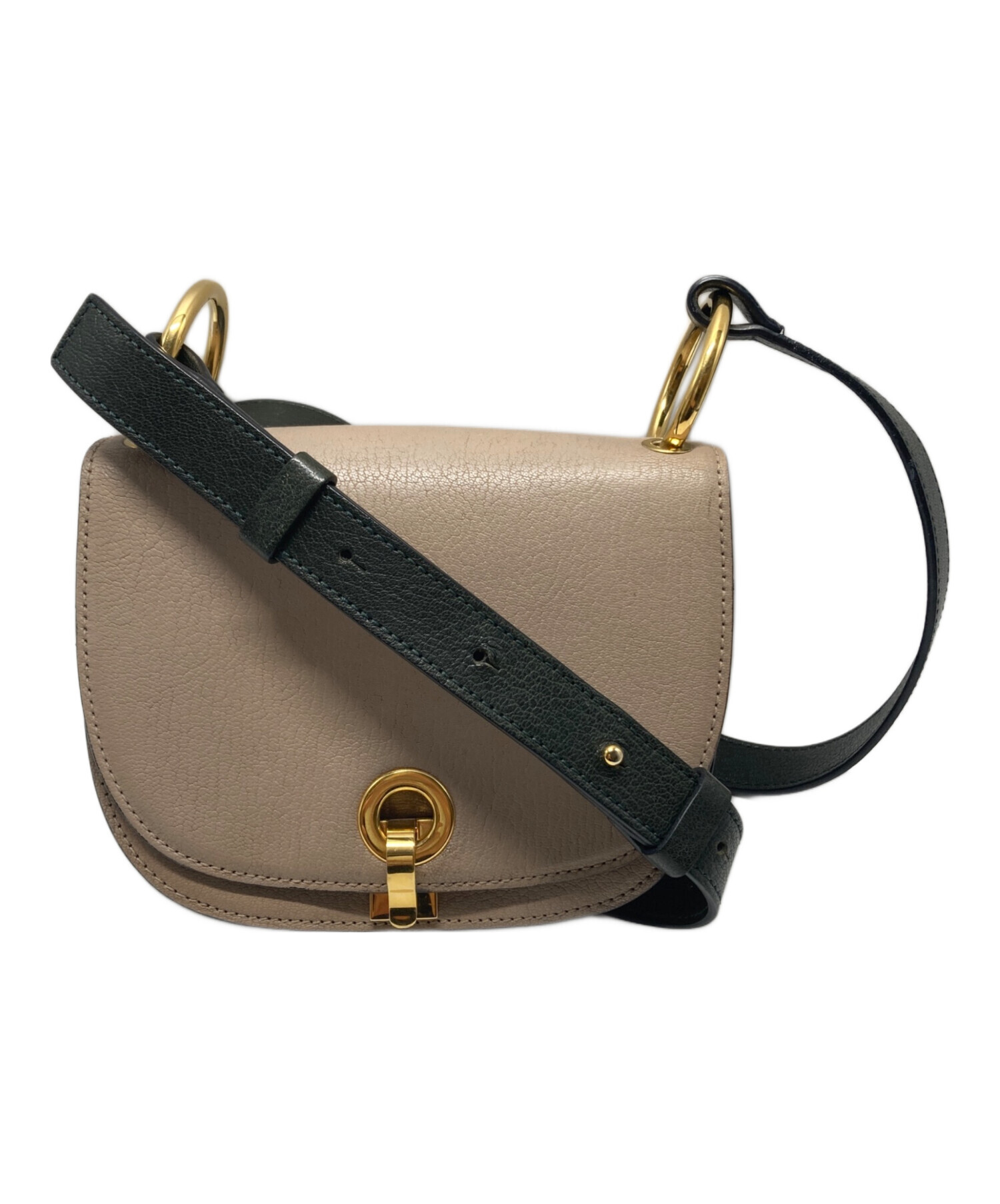 中古・古着通販】MARNI (マルニ) レザーショルダーバッグ ベージュ 