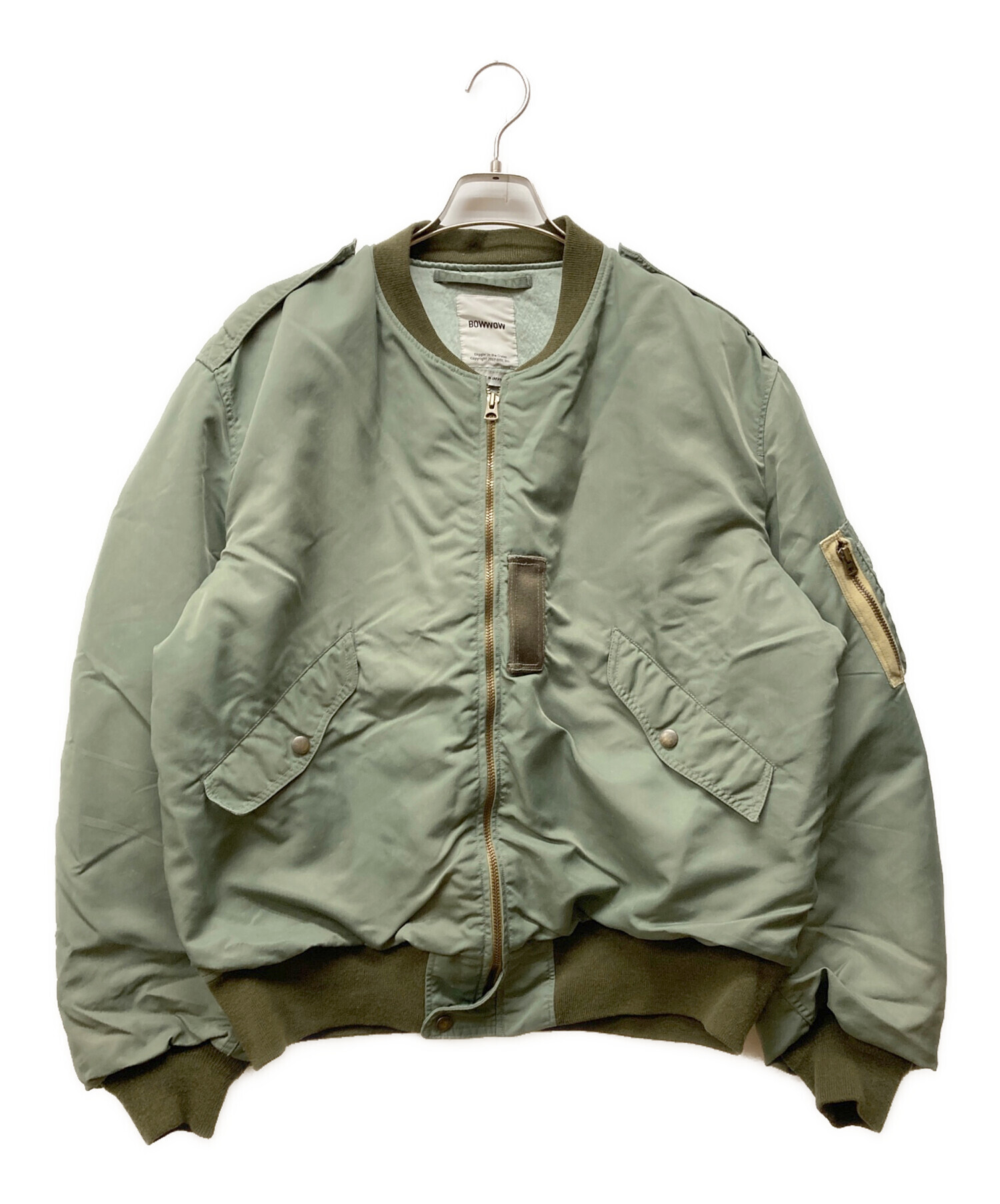 中古・古着通販】BOWWOW (バウワウ) L-2B FLIGHT JK オリーブ サイズ