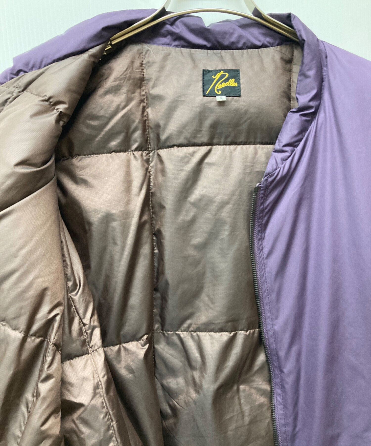 中古・古着通販】Needles (ニードルズ) Stand Collar Down Sur Coat 