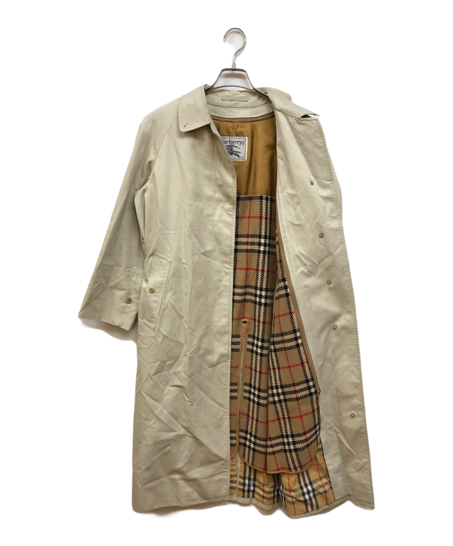 極美品 サイズ185】バーバリー ステンカラーコート ライナー ノバ