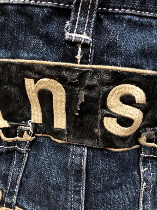 中古・古着通販】VANSON (バンソン) デニムワッペンつなぎ ブルー