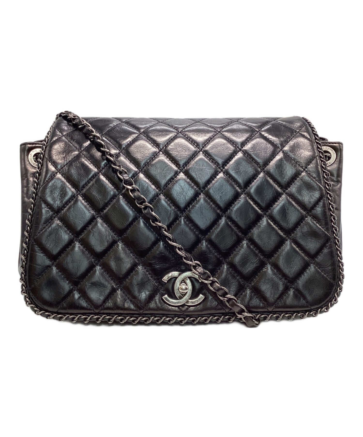 中古・古着通販】CHANEL (シャネル) ココマークフラップチェーン