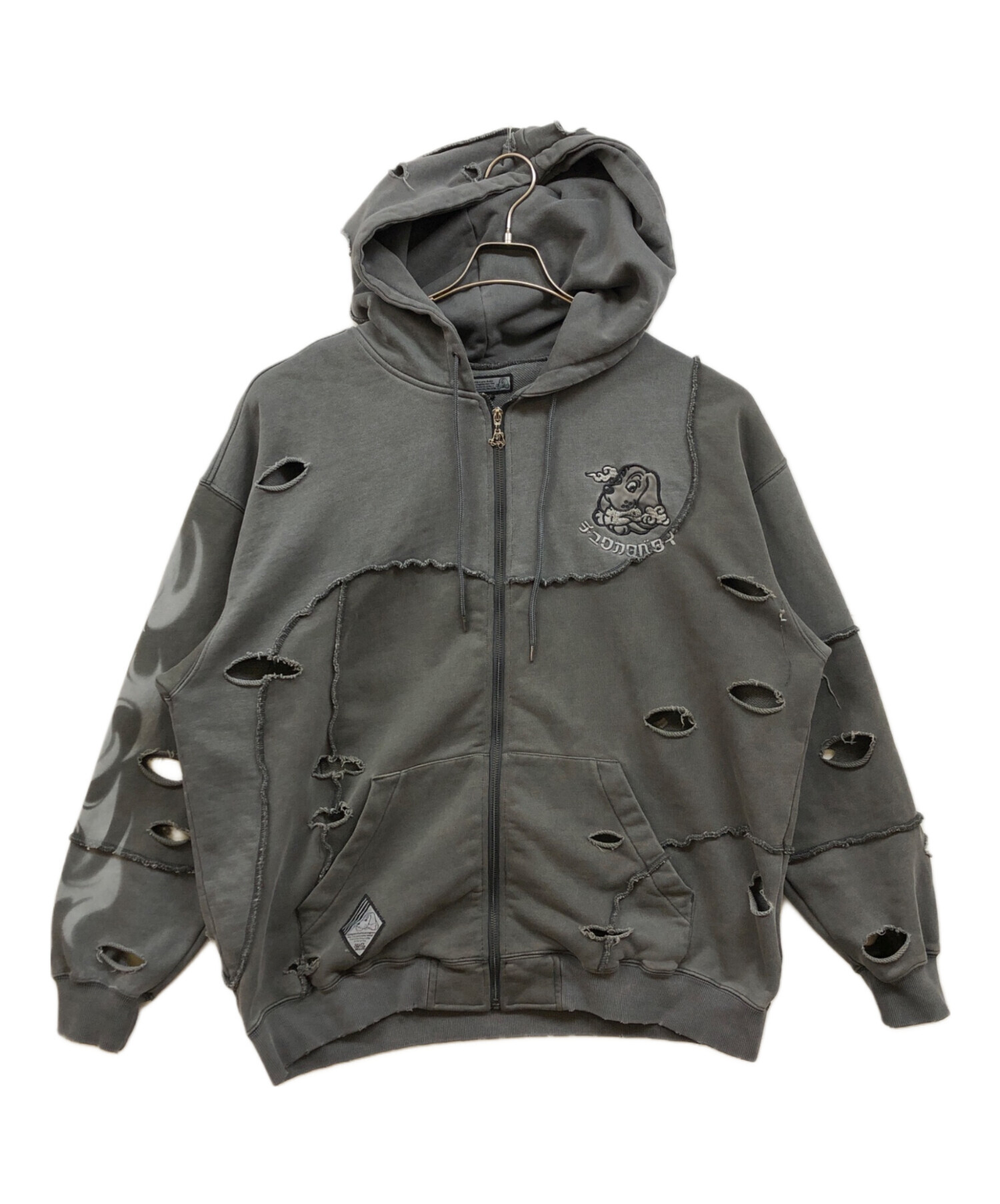 中古・古着通販】GALFY (ガルフィー) パーカーセットアップ グレー