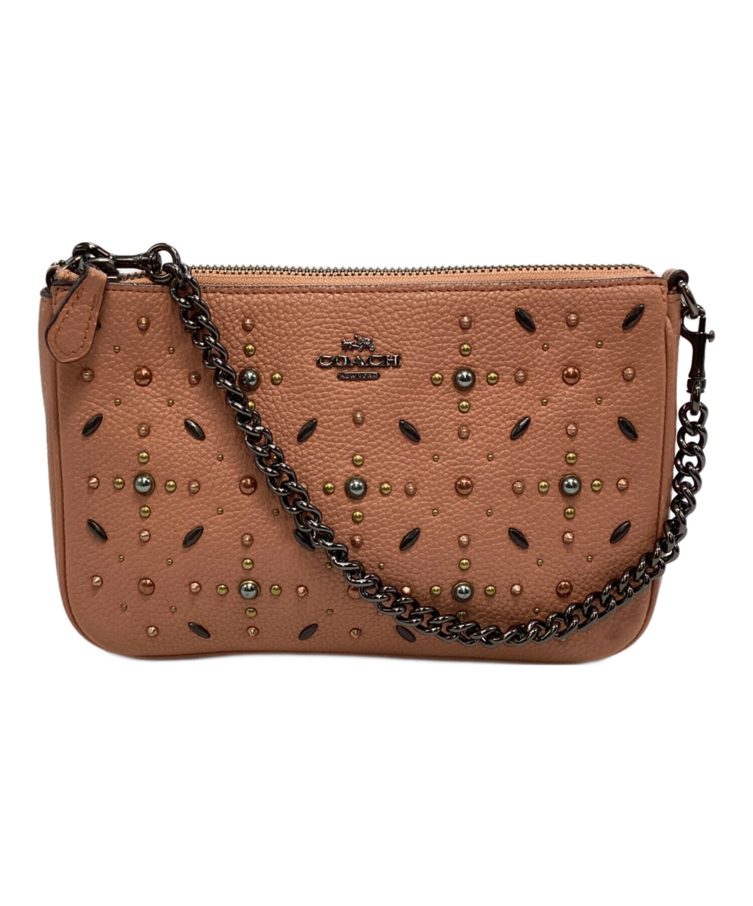 中古・古着通販】COACH (コーチ) ミニハンドバッグ ピンク｜ブランド