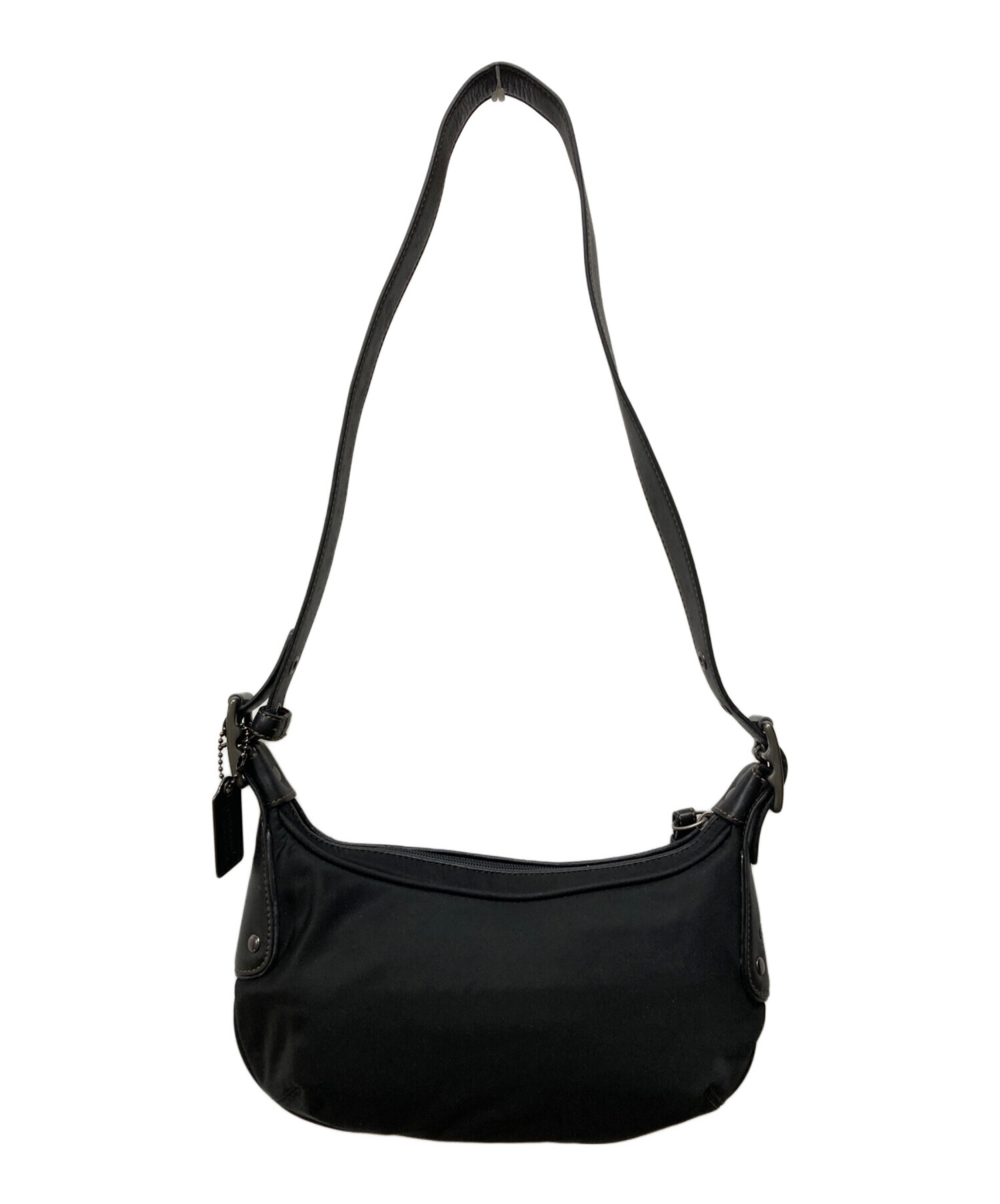 中古・古着通販】COACH (コーチ) ミニショルダーバッグ ブラック 