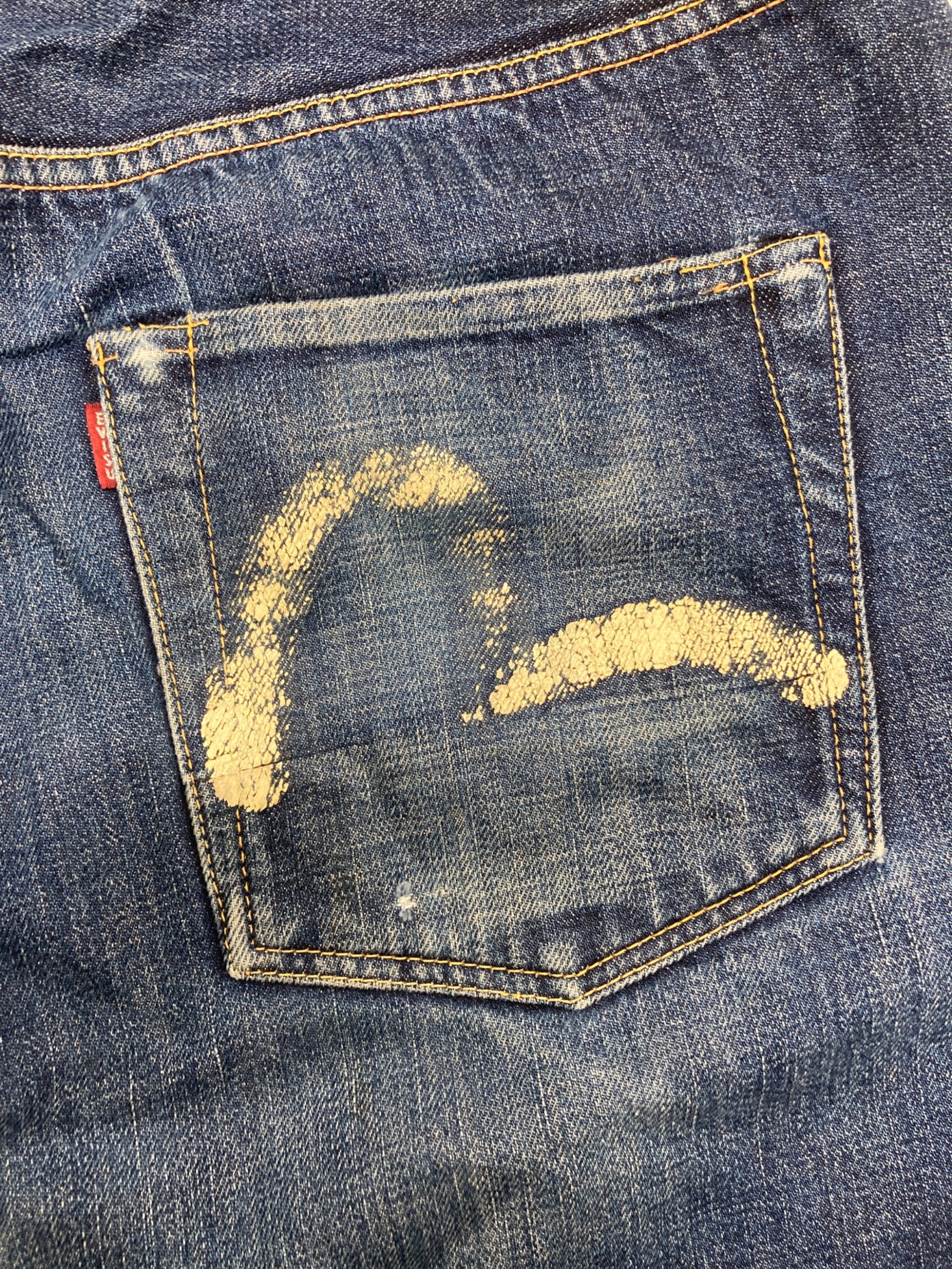 中古・古着通販】EVISU (エヴィス) ダブルカモメ デニムパンツ ブルー