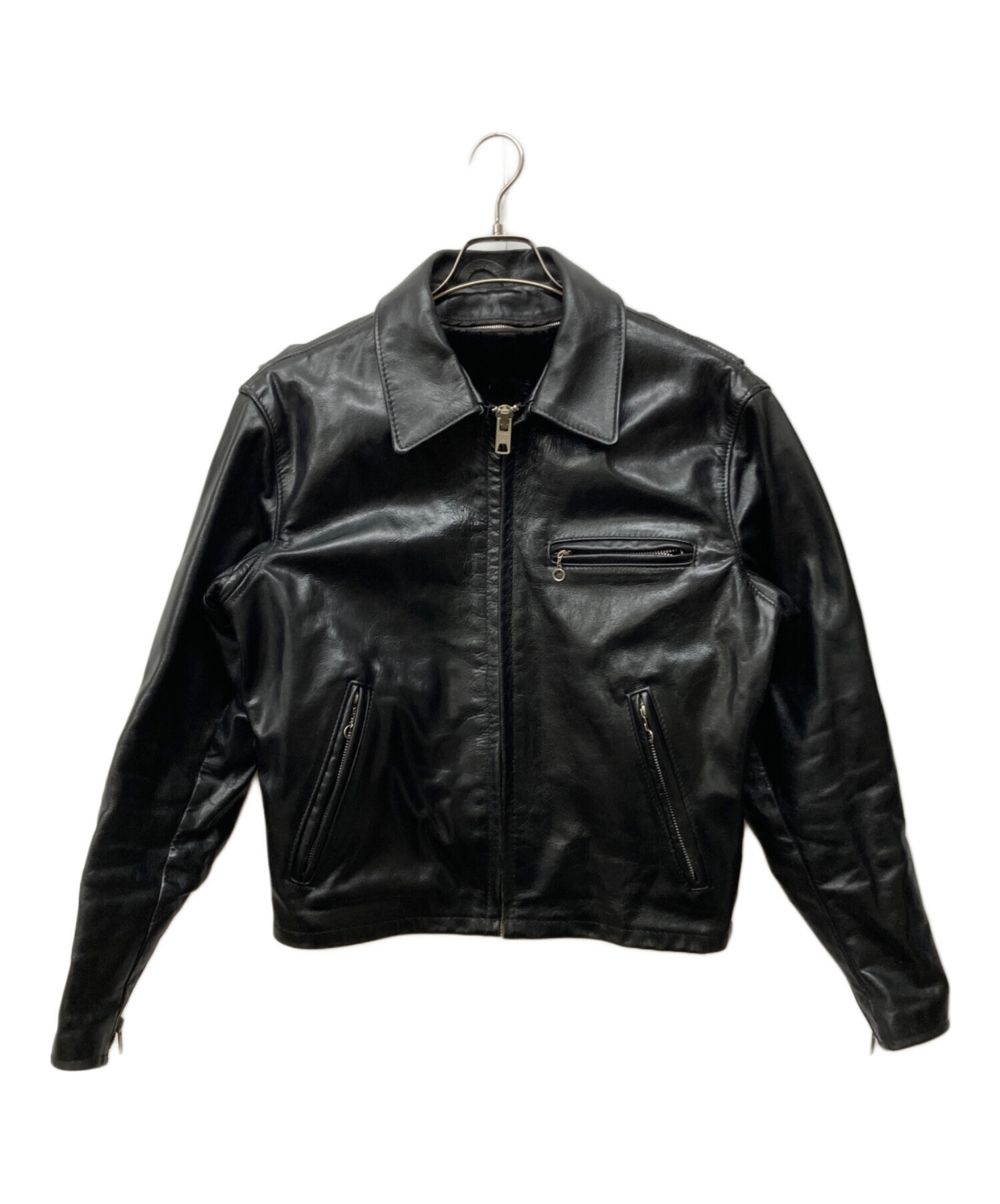 中古・古着通販】Schott (ショット) 643 SINGLE RIDERS ブラック