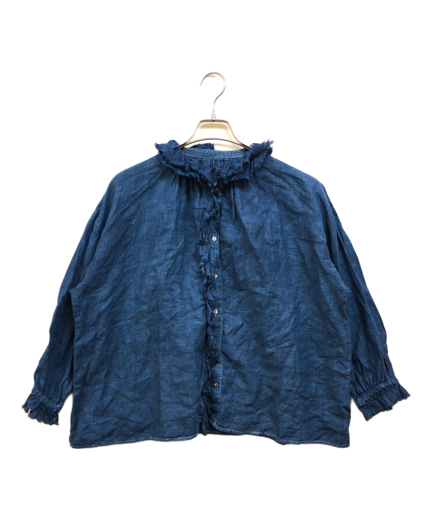 中古・古着通販】nest Robe (ネストローブ) リネン天然染めフリル 