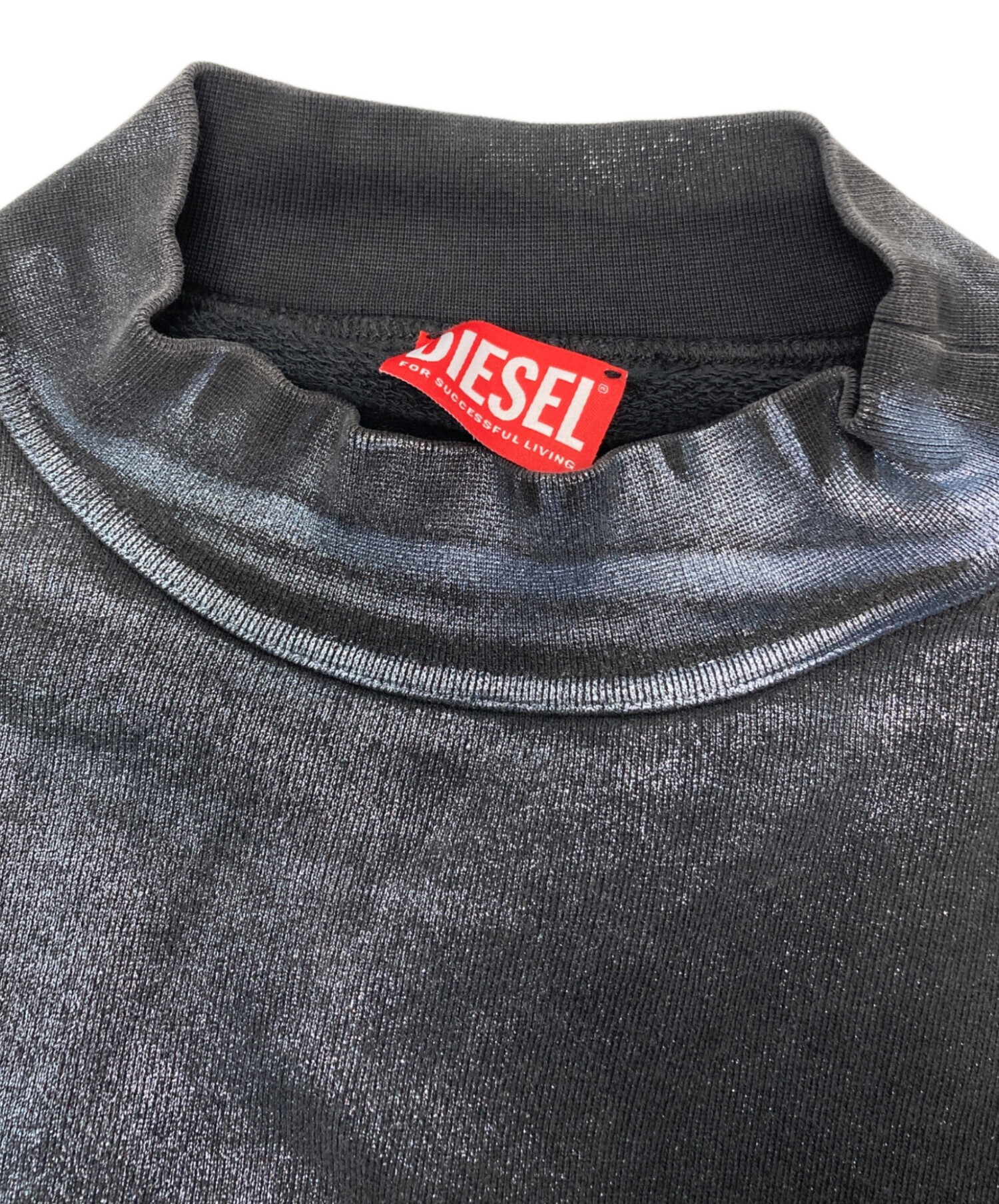 中古・古着通販】DIESEL (ディーゼル) ハイネックラメスウェット 