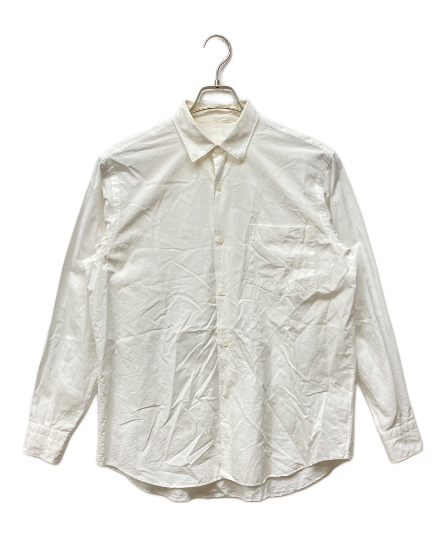 中古・古着通販】COMOLI (コモリ) コモリシャツ ホワイト サイズ:1