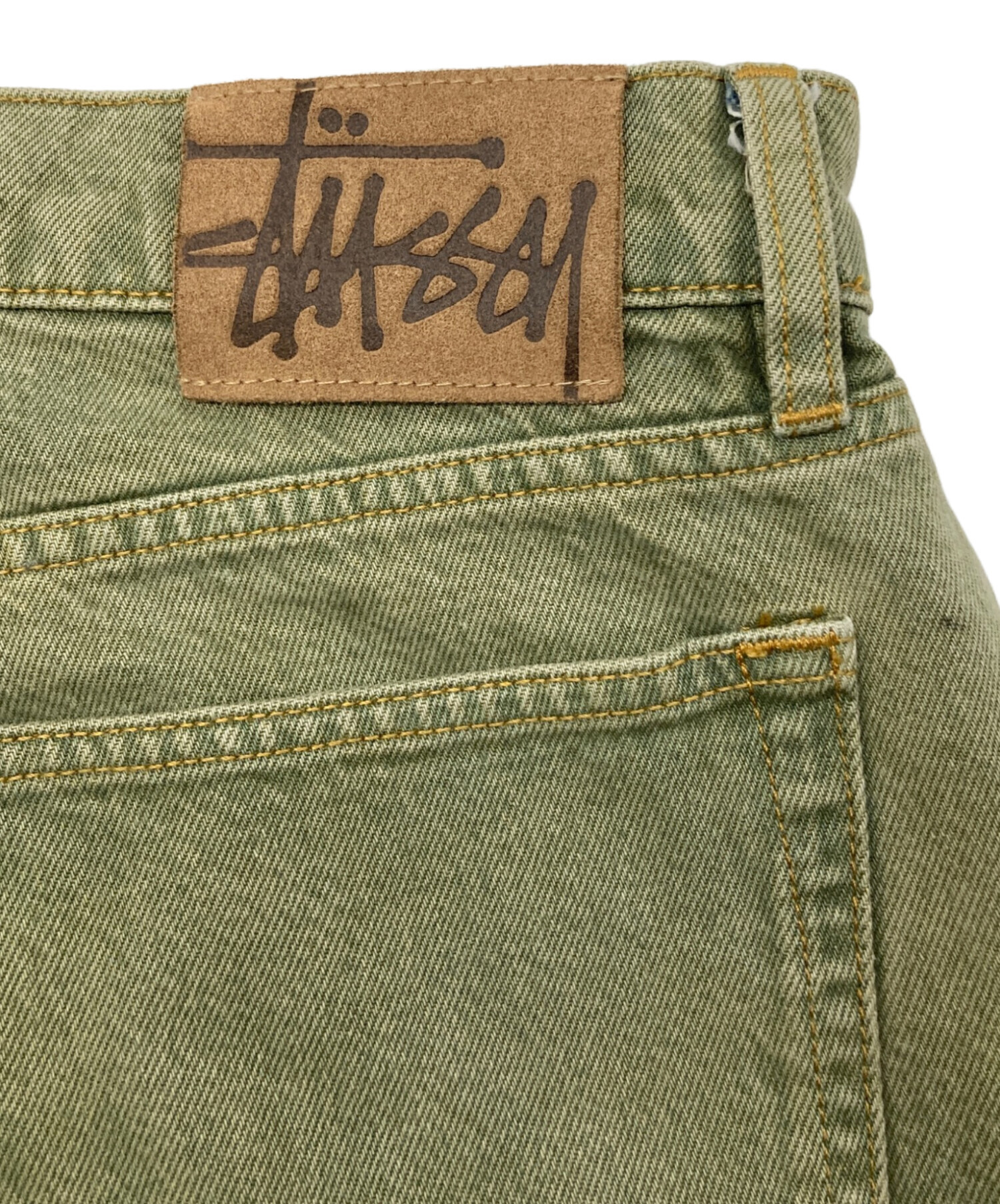 中古・古着通販】stussy (ステューシー) BIG OL' JEAN DENIM グリーン