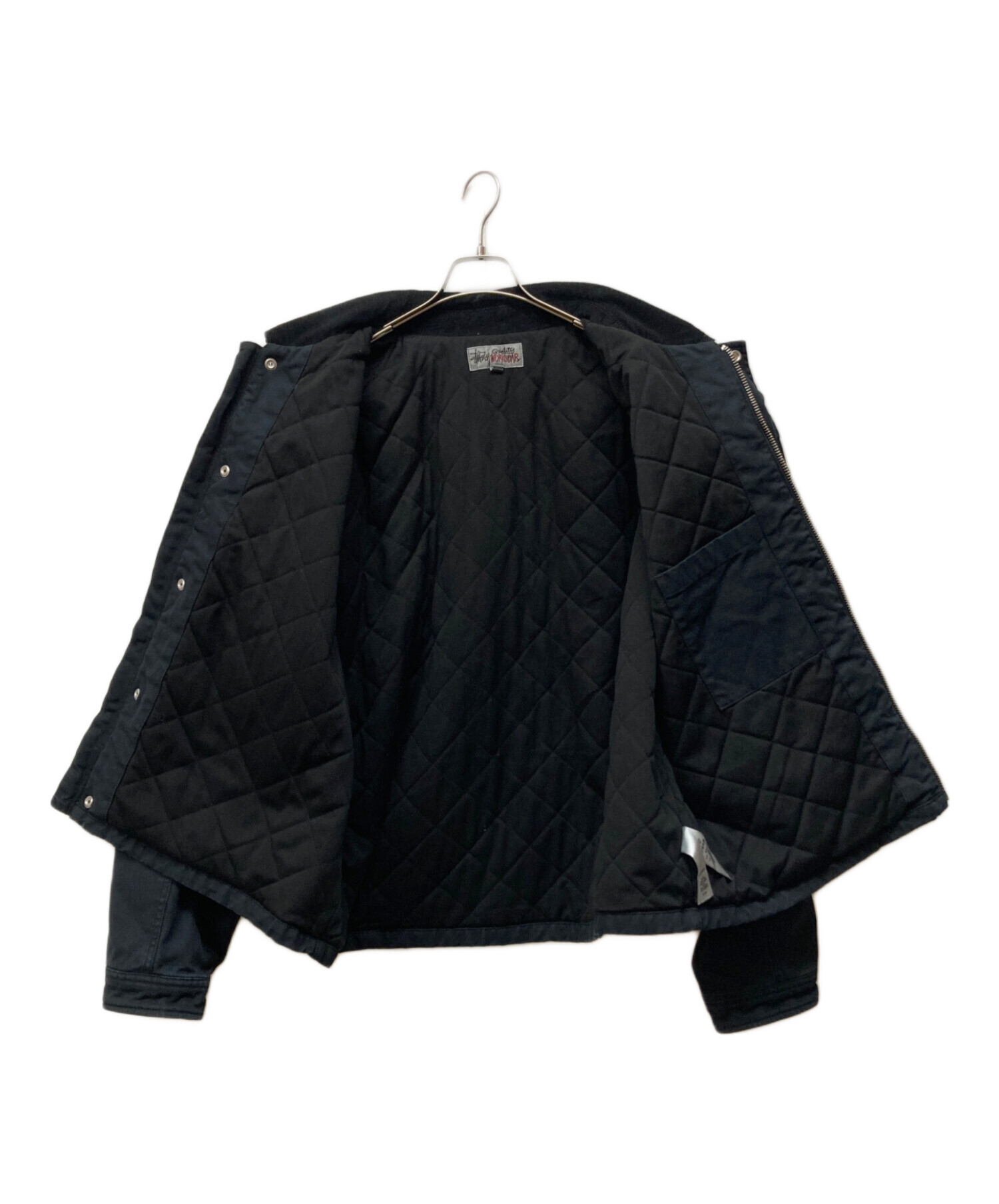 中古・古着通販】stussy (ステューシー) WORKGEAR JACKET ブラック