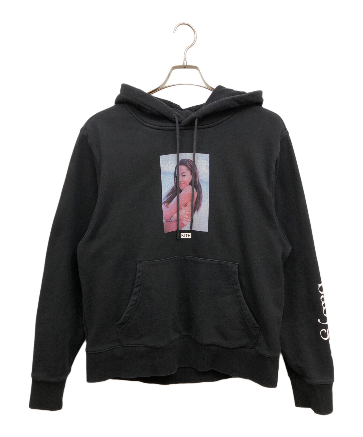 中古・古着通販】KITH (キス) Aaliyahプリントパーカー ブラック