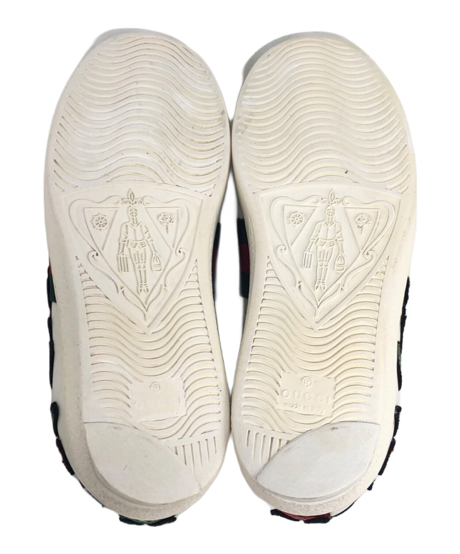 中古・古着通販】GUCCI (グッチ) シェリーラインスニーカー ホワイト